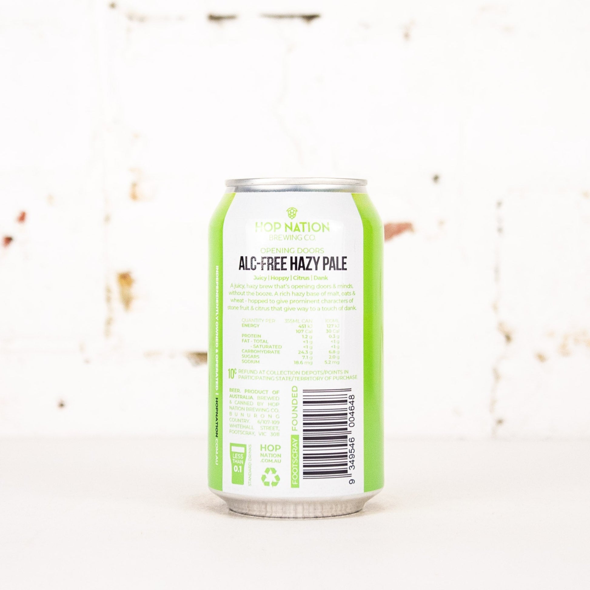 Hop Nation - Opening Doors Non Alc Hazy Pale