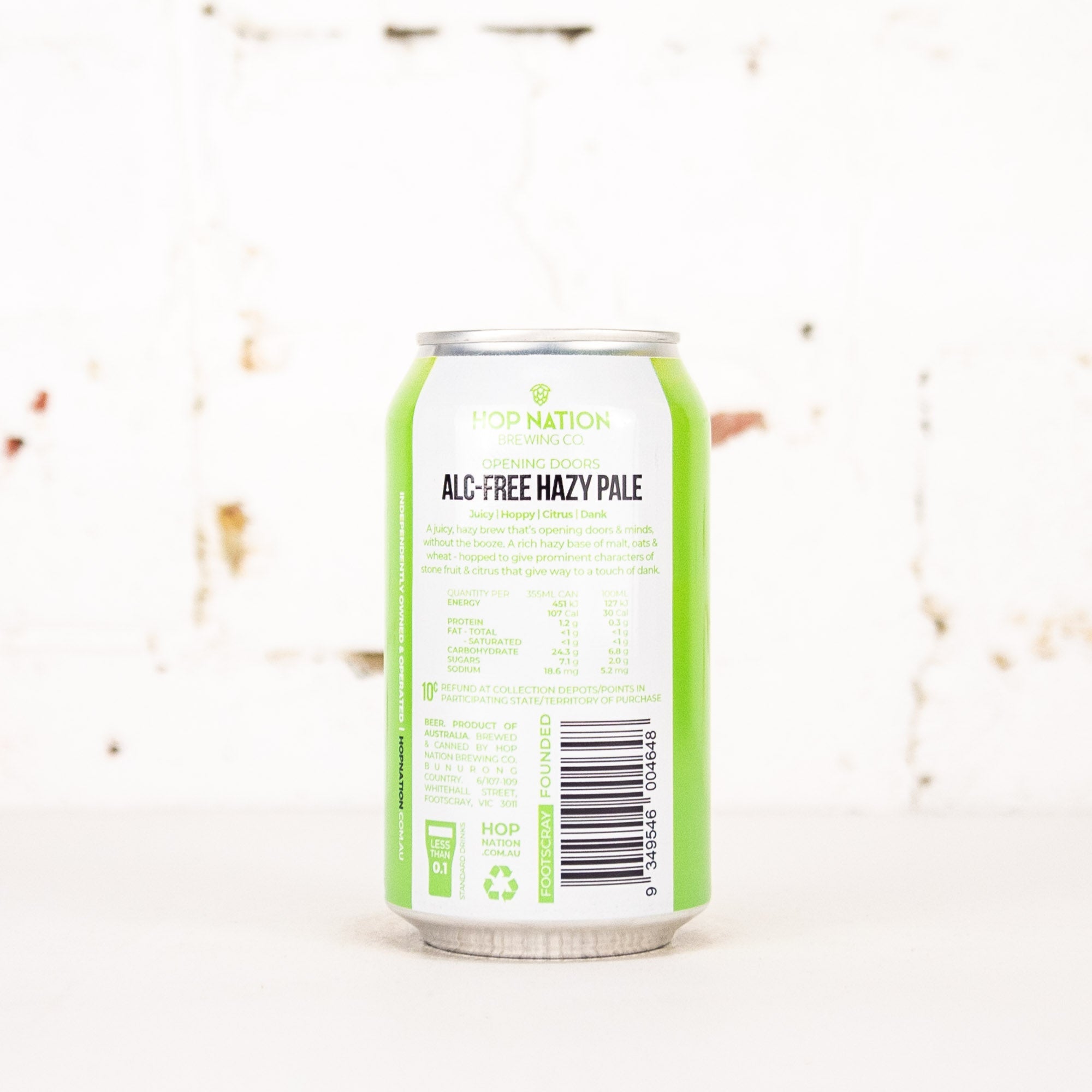 Hop Nation - Opening Doors Non Alc Hazy Pale