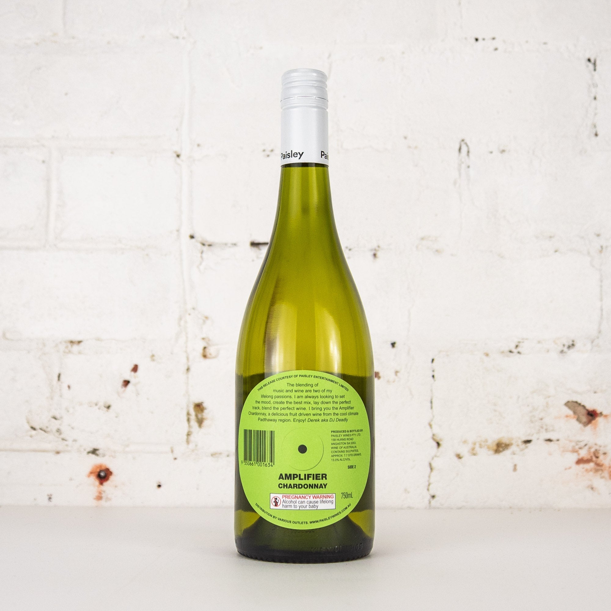 Paisley - 'Mixed by DJ Deadly' Amplifier Chardonnay 750ml