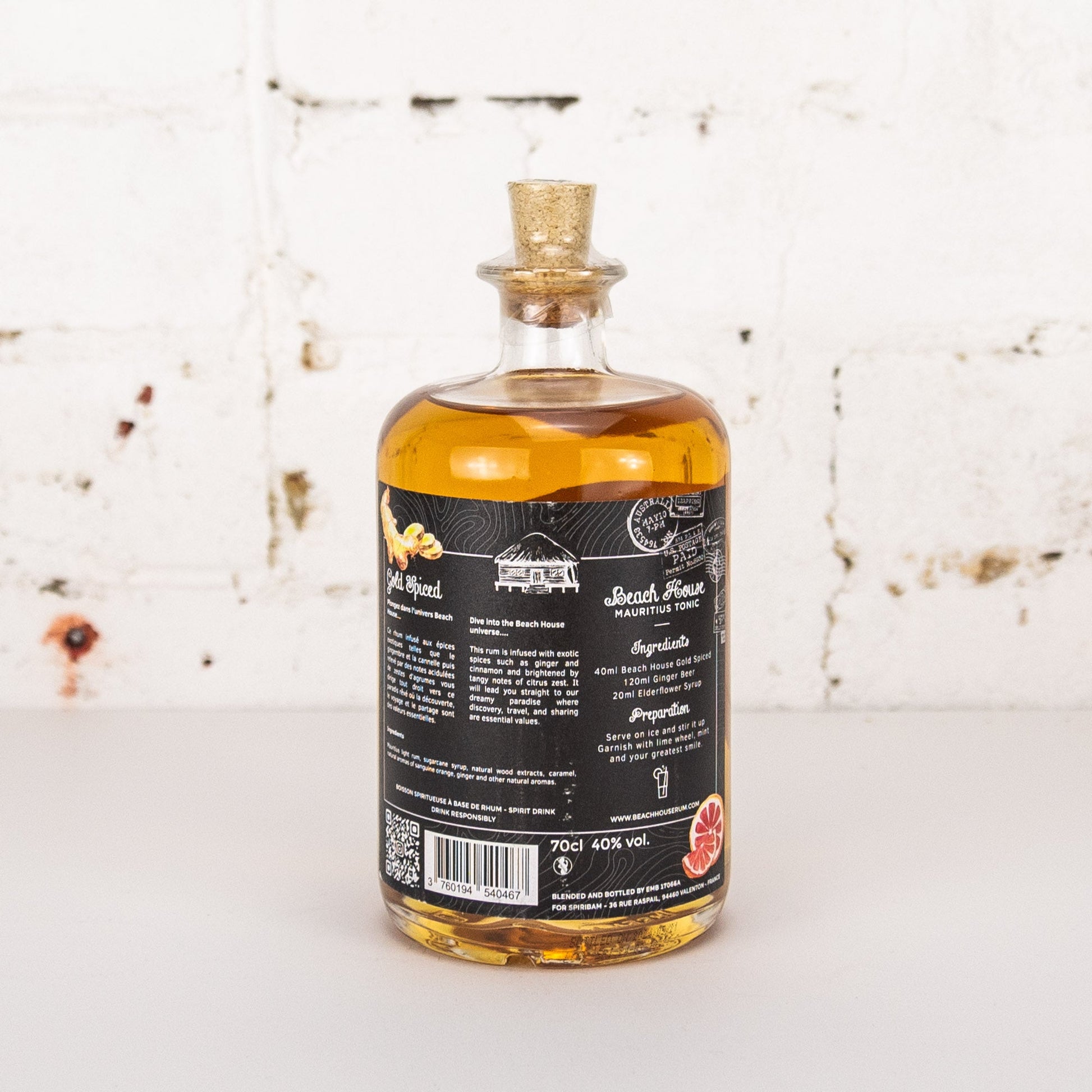 Beach House - Gold Spiced Rum 700ml