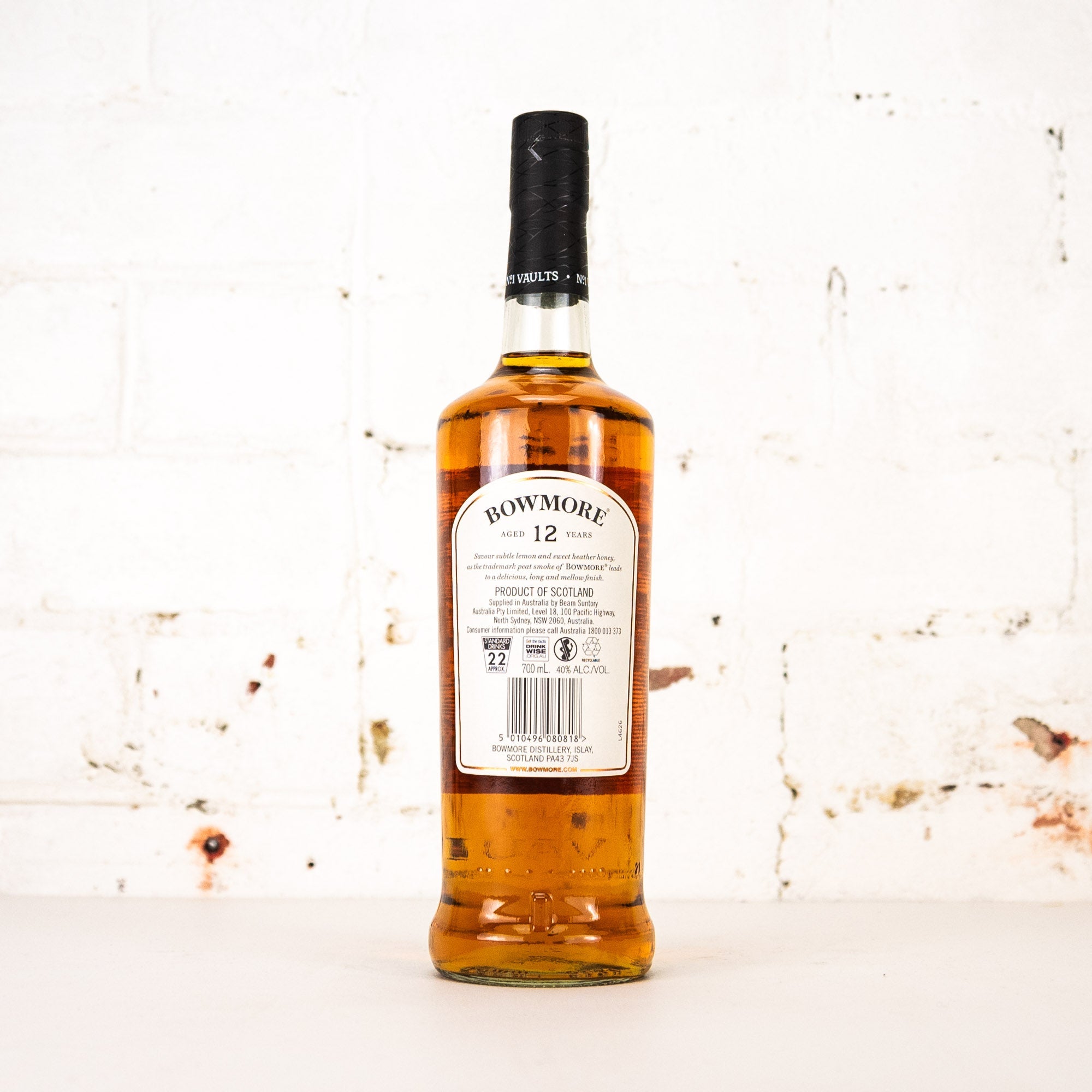 Bowmore - 12YO Single Malt Scotch Whisky 700ml