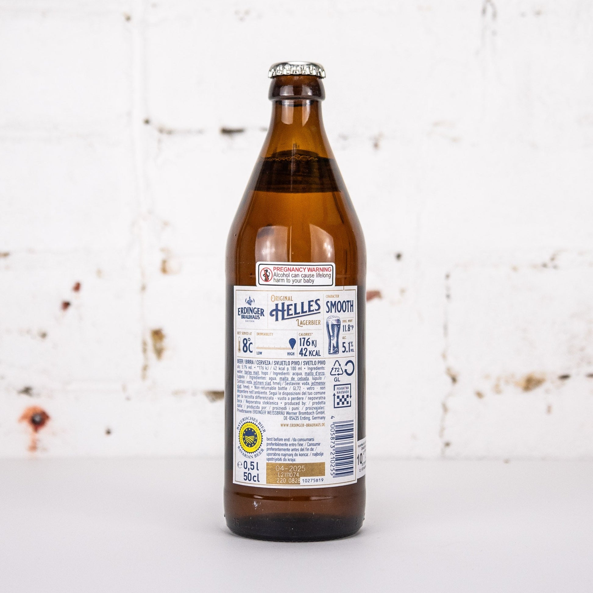 Erdinger - Brauhaus Helles Lagerbier 500ml