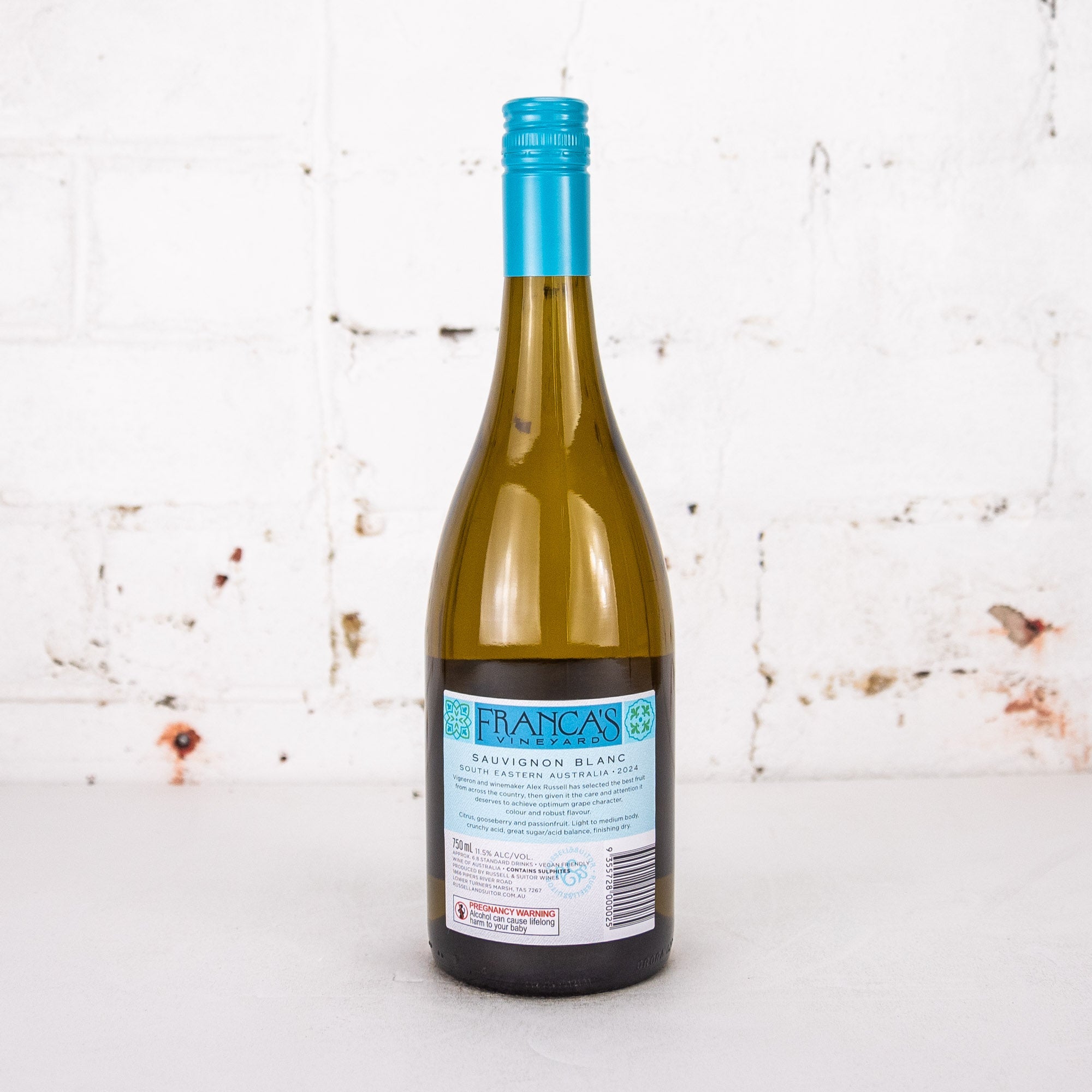 Russell & Suitor - Franca's Vineyard Sauvignon Blanc 750ml