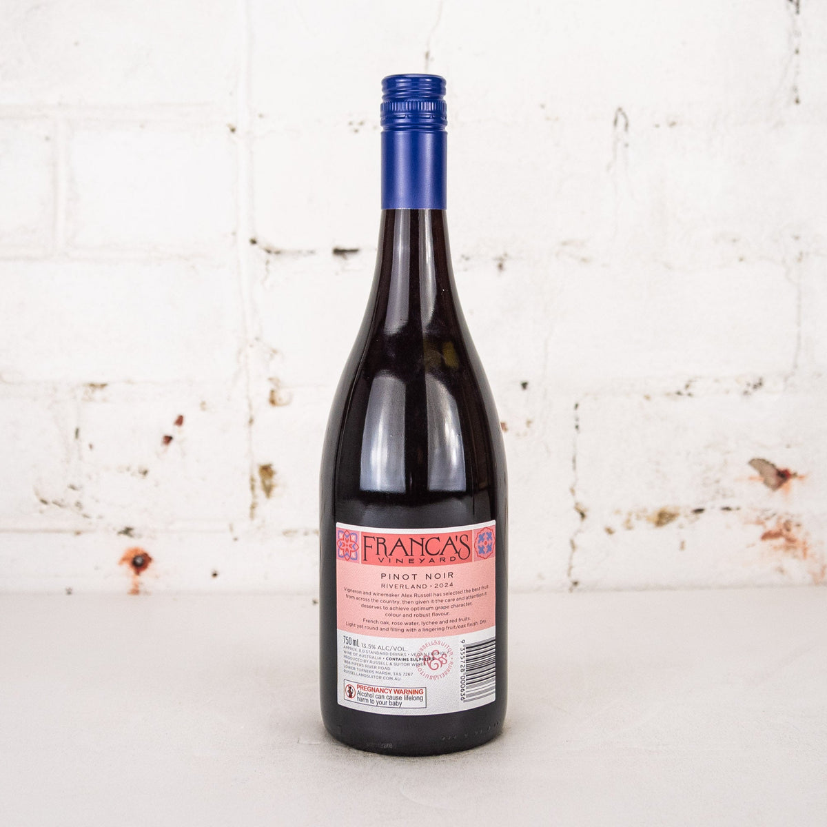 Russell & Suitor - Franca's Vineyard Pinot Noir 750ml