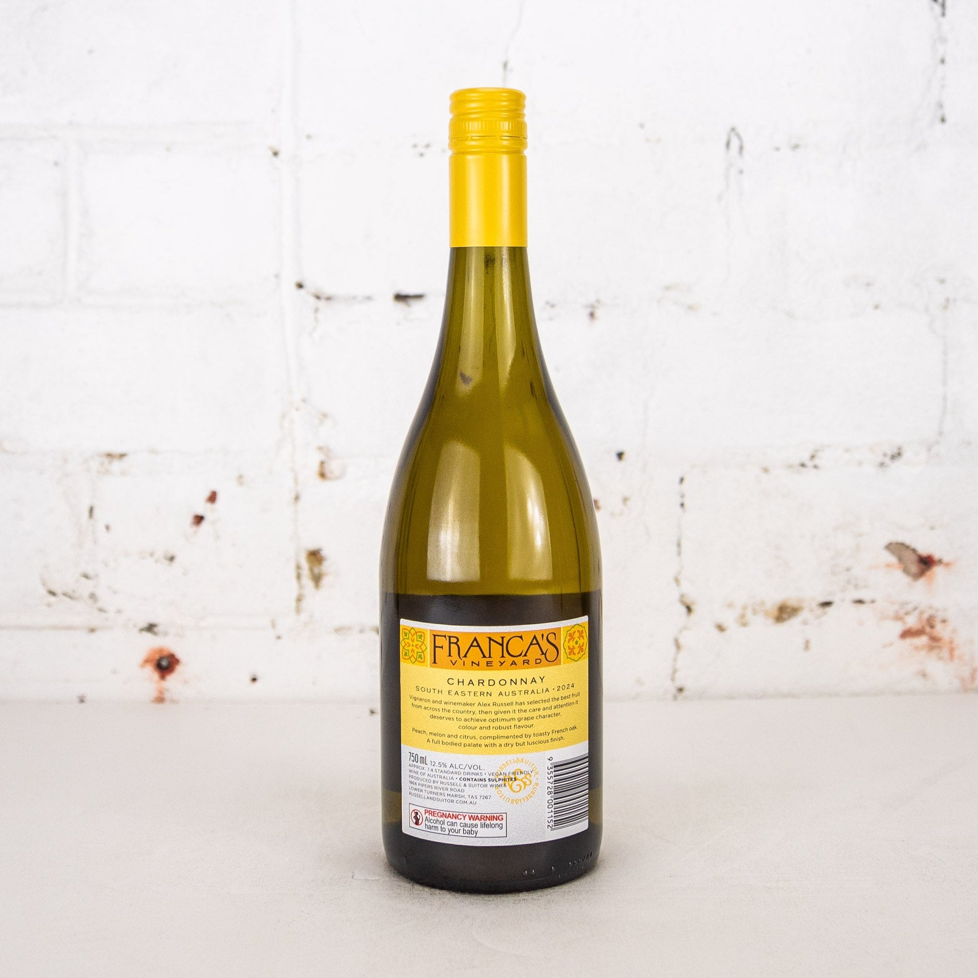 Russell & Suitor - Franca's Vineyard Chardonnay 750ml