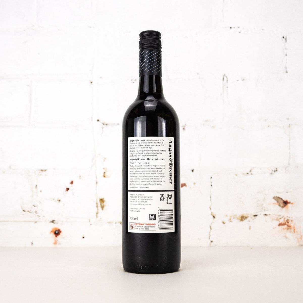 Angas & Bremer - The Creek Red Blend 750ml