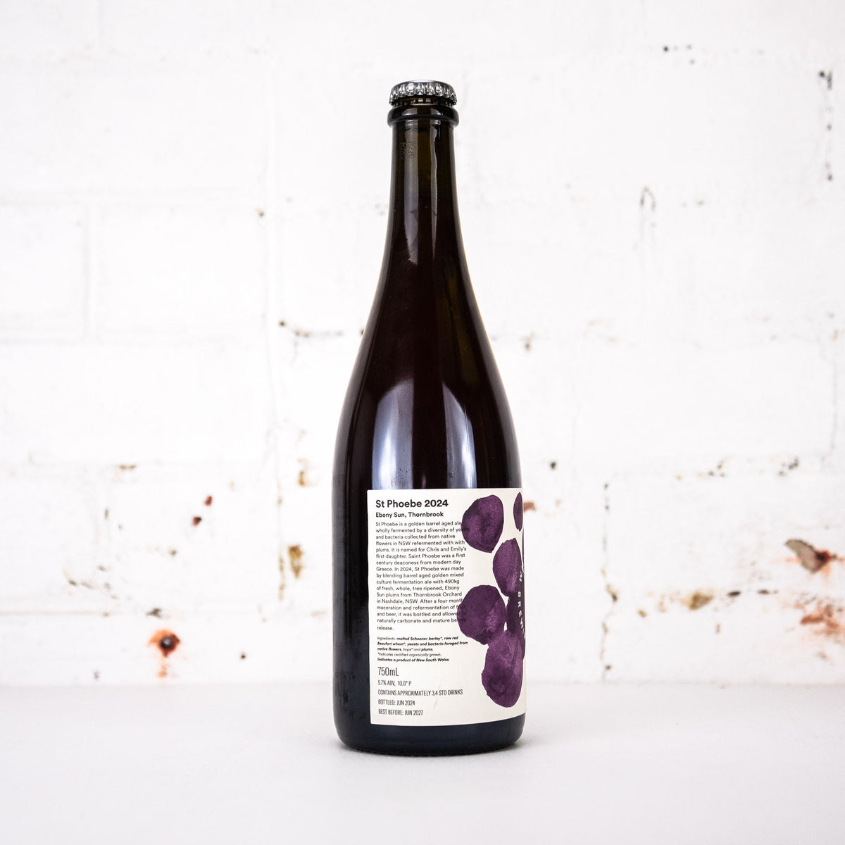 Wildflower - St Phoebe 2024: Mariposa Plum 750ml
