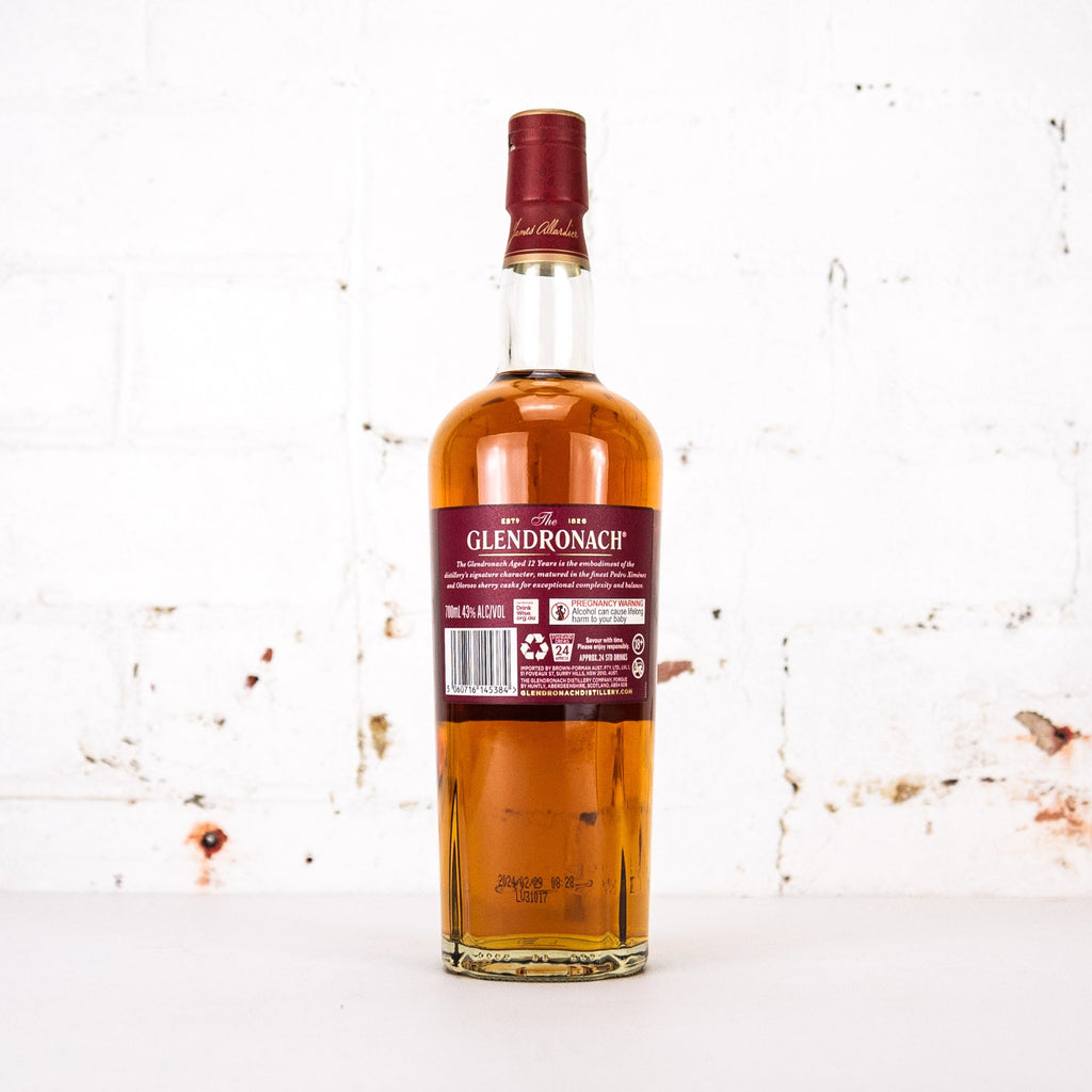 Glendronach - 12YO Single Malt 700ml