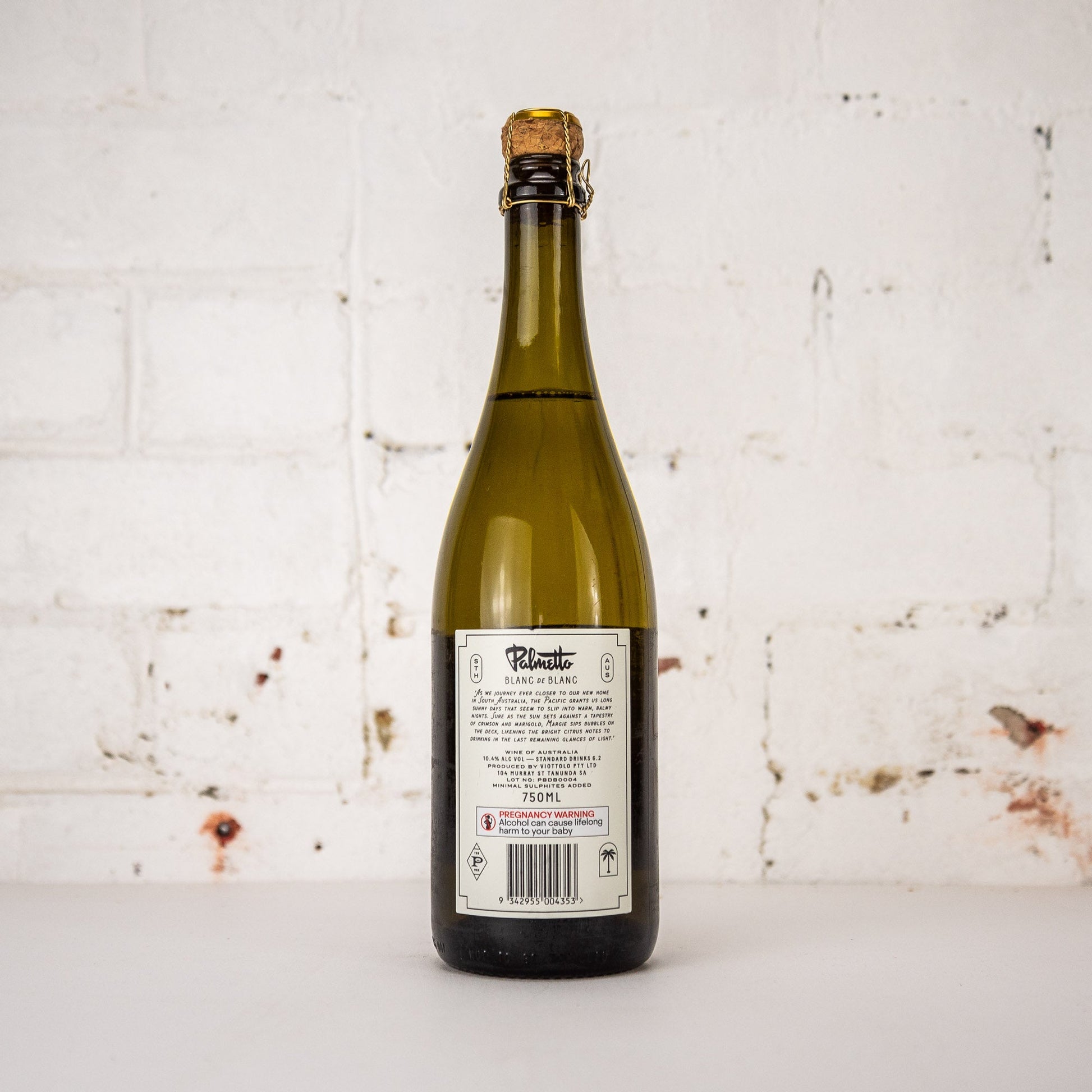 Palmetto - Blanc de Blanc NV 750ml