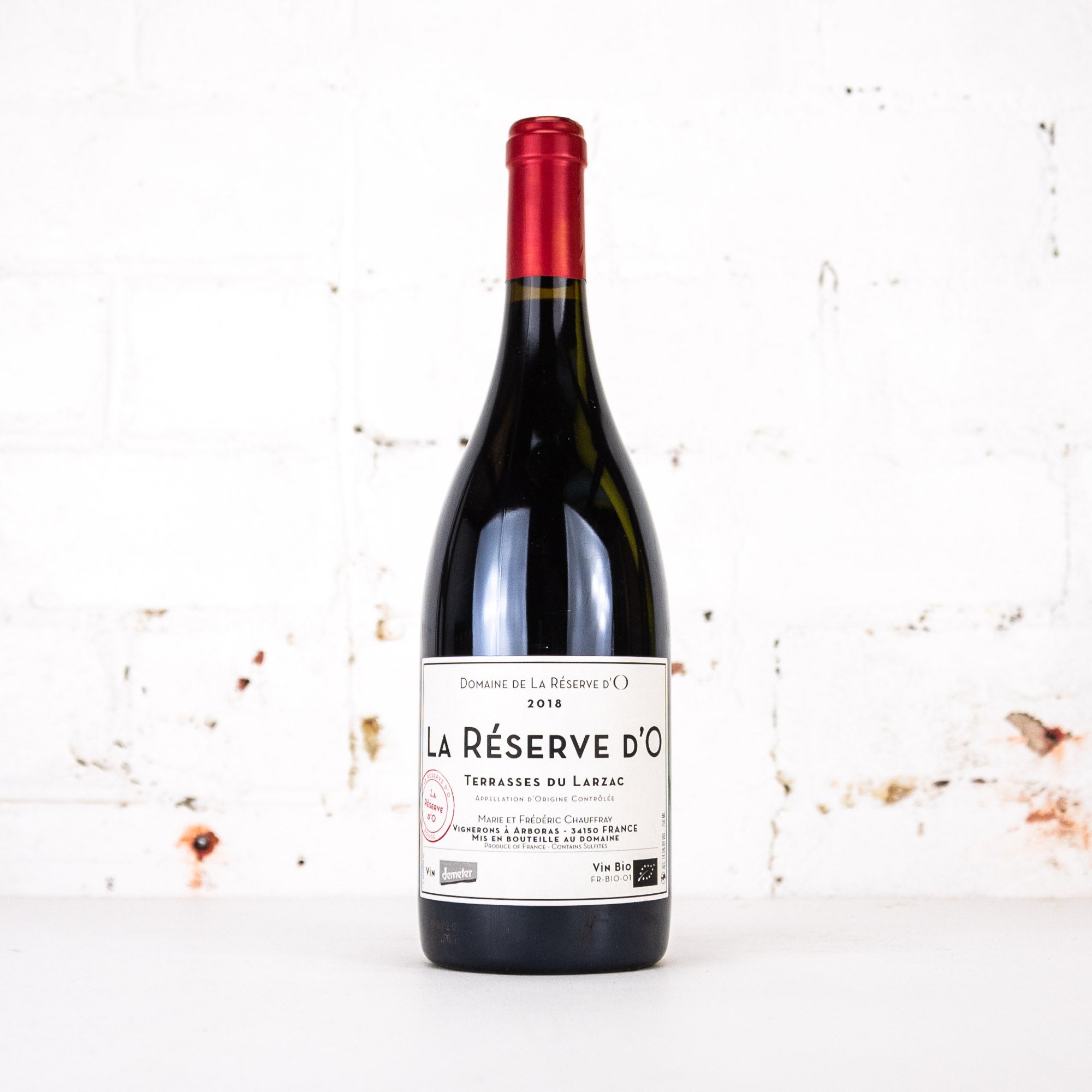 Domaine de La Réserve d’O - 2018 Rouge Terrasses Du Larzac AOP 750ml
