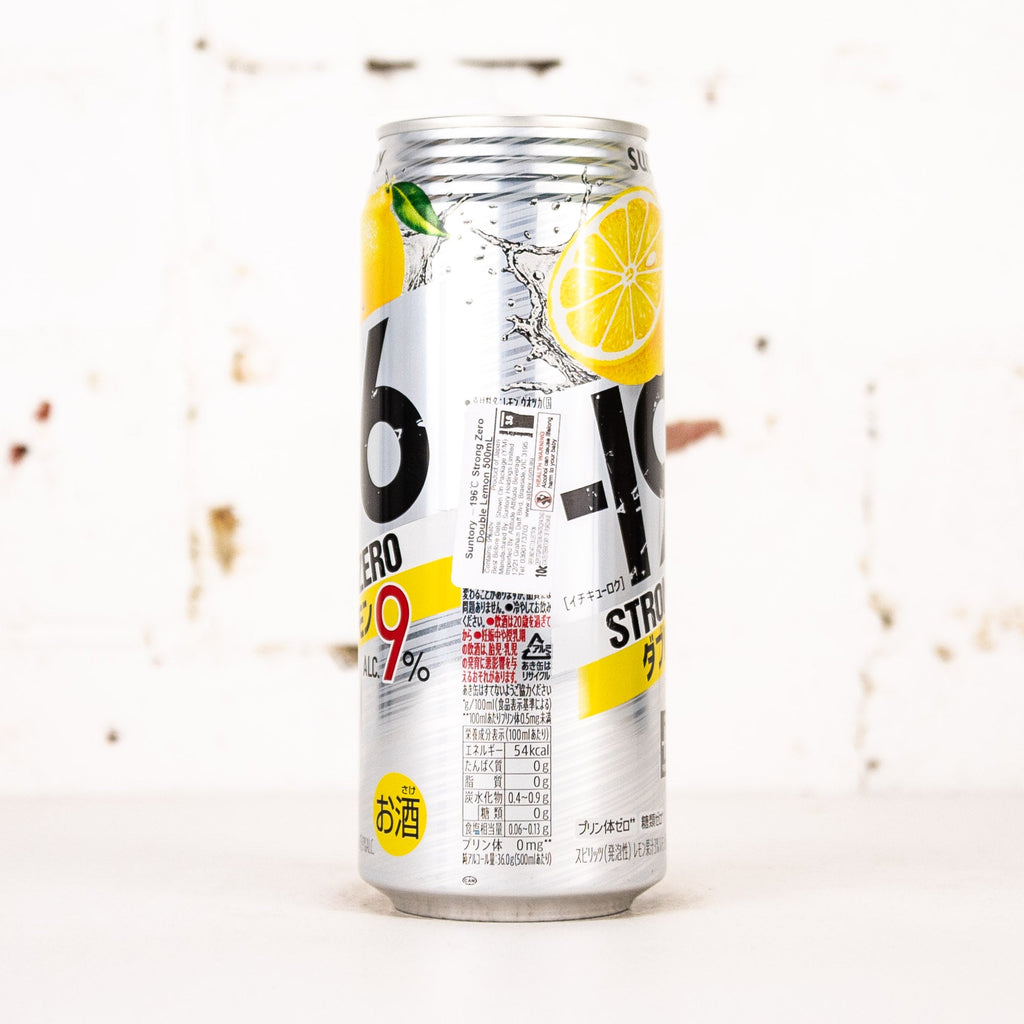 Suntory - Strong Zero Sugar Free Double Lemon 9% 500ml