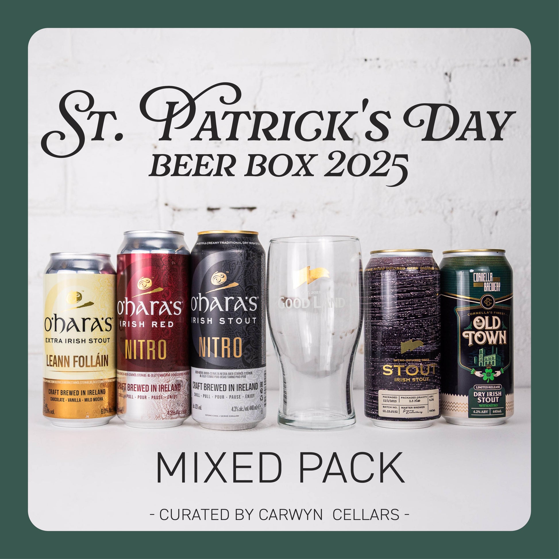 St Patricks Day Beer Box 2025 Mixed Pack
