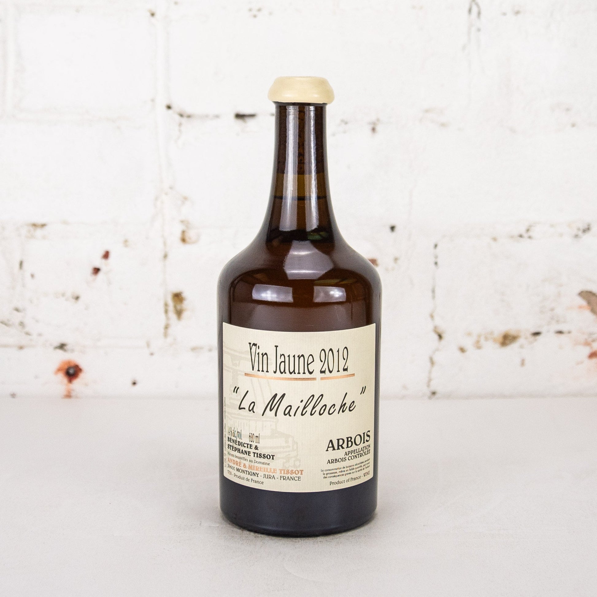 Benedicte & Stephane Tissot - Vin Jaune Arbois 'La Mailloche' 2012 620ml