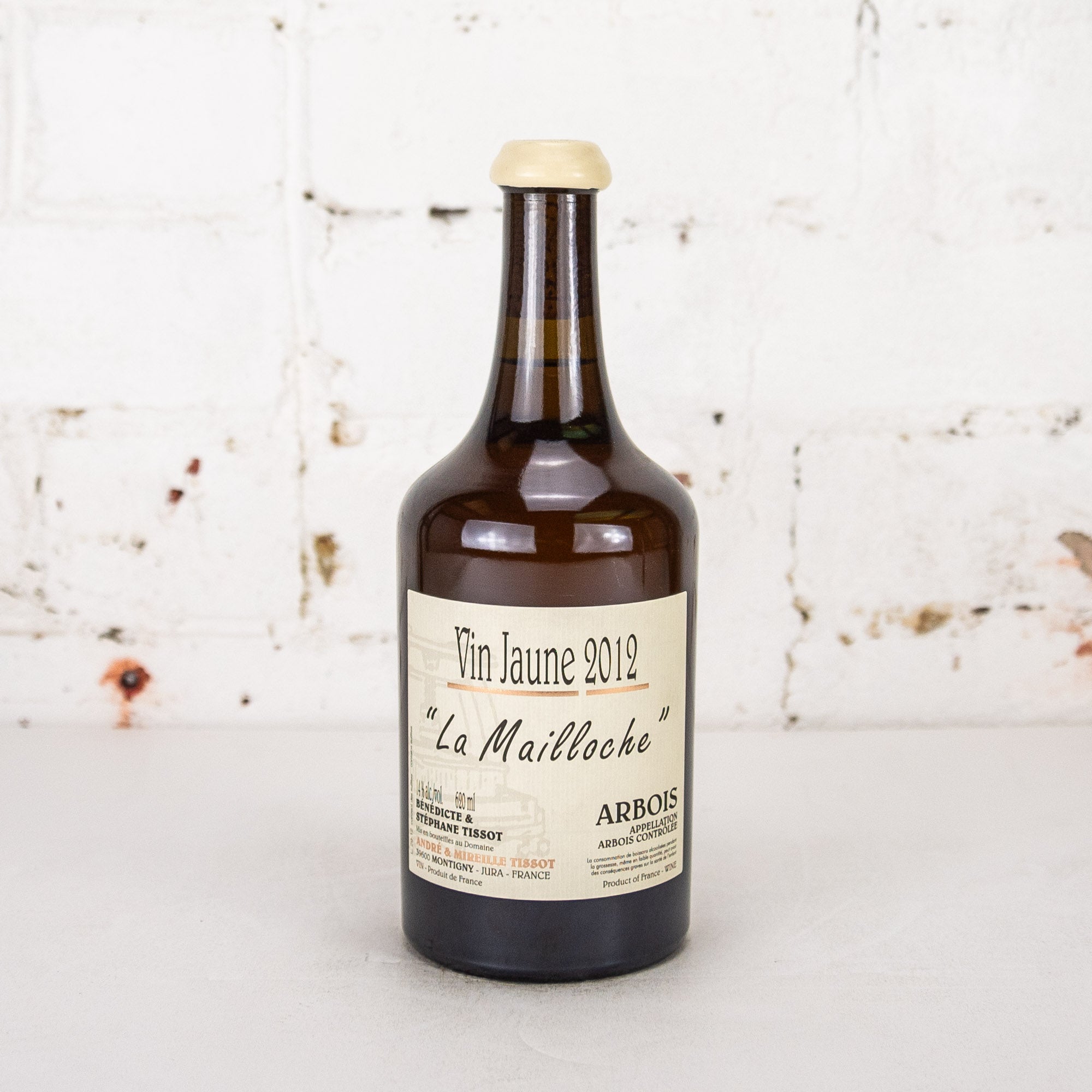Benedicte & Stephane Tissot - Vin Jaune Arbois 'La Mailloche' 2012 620ml
