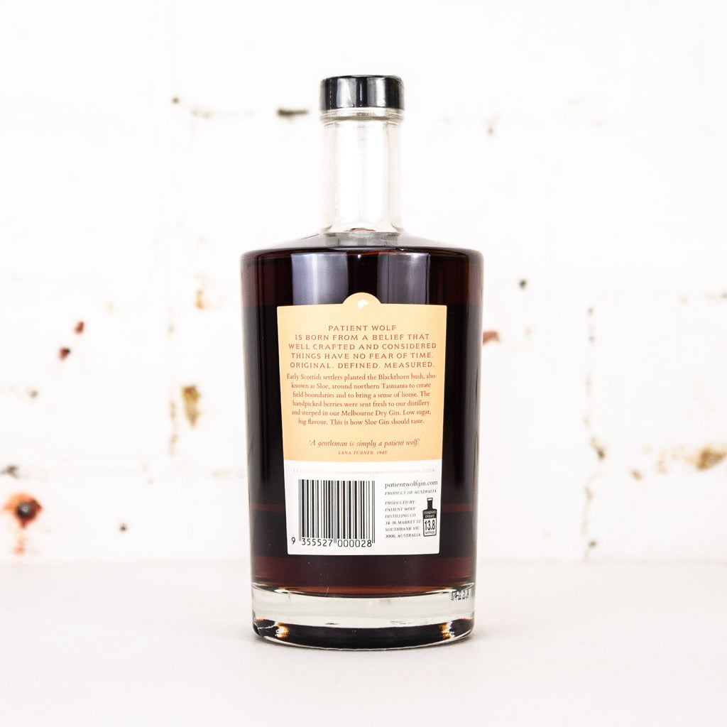 Patient Wolf - Blackthorn Gin 500ml