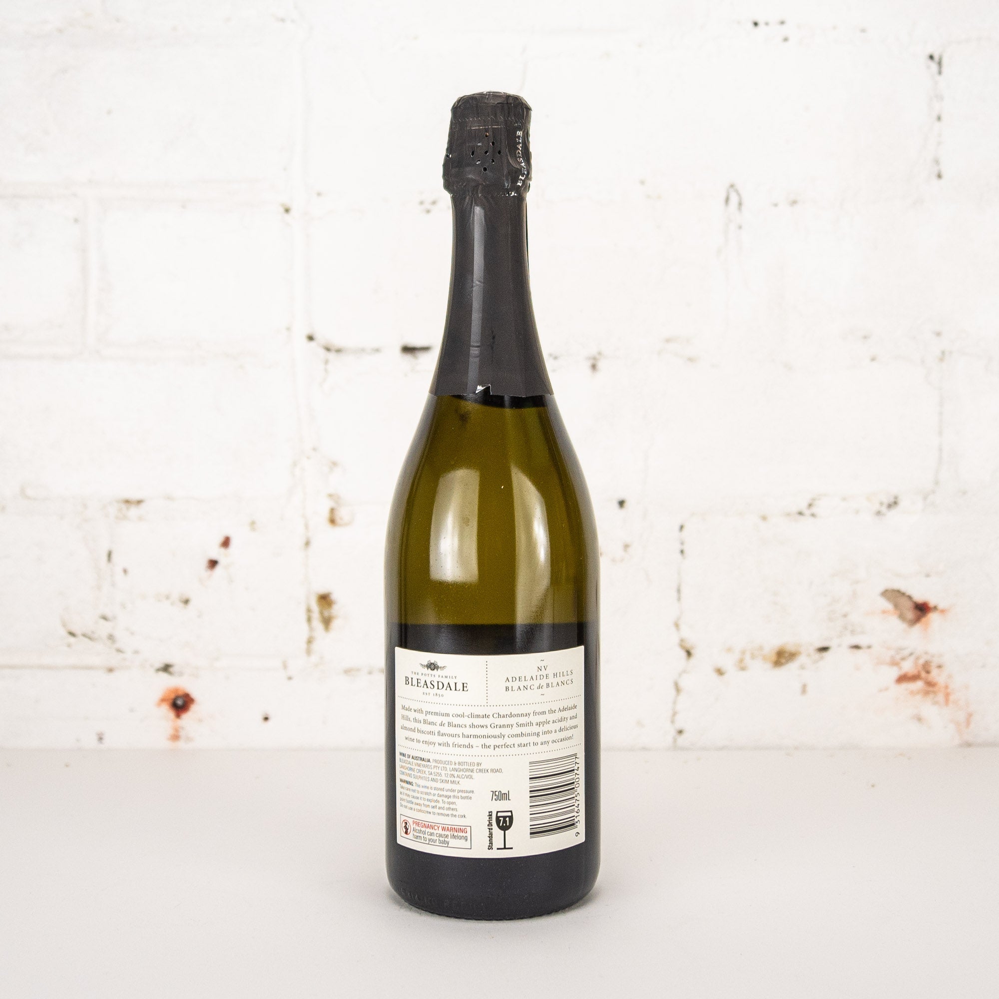 Bleasdale - Blanc de Blancs NV 750ml