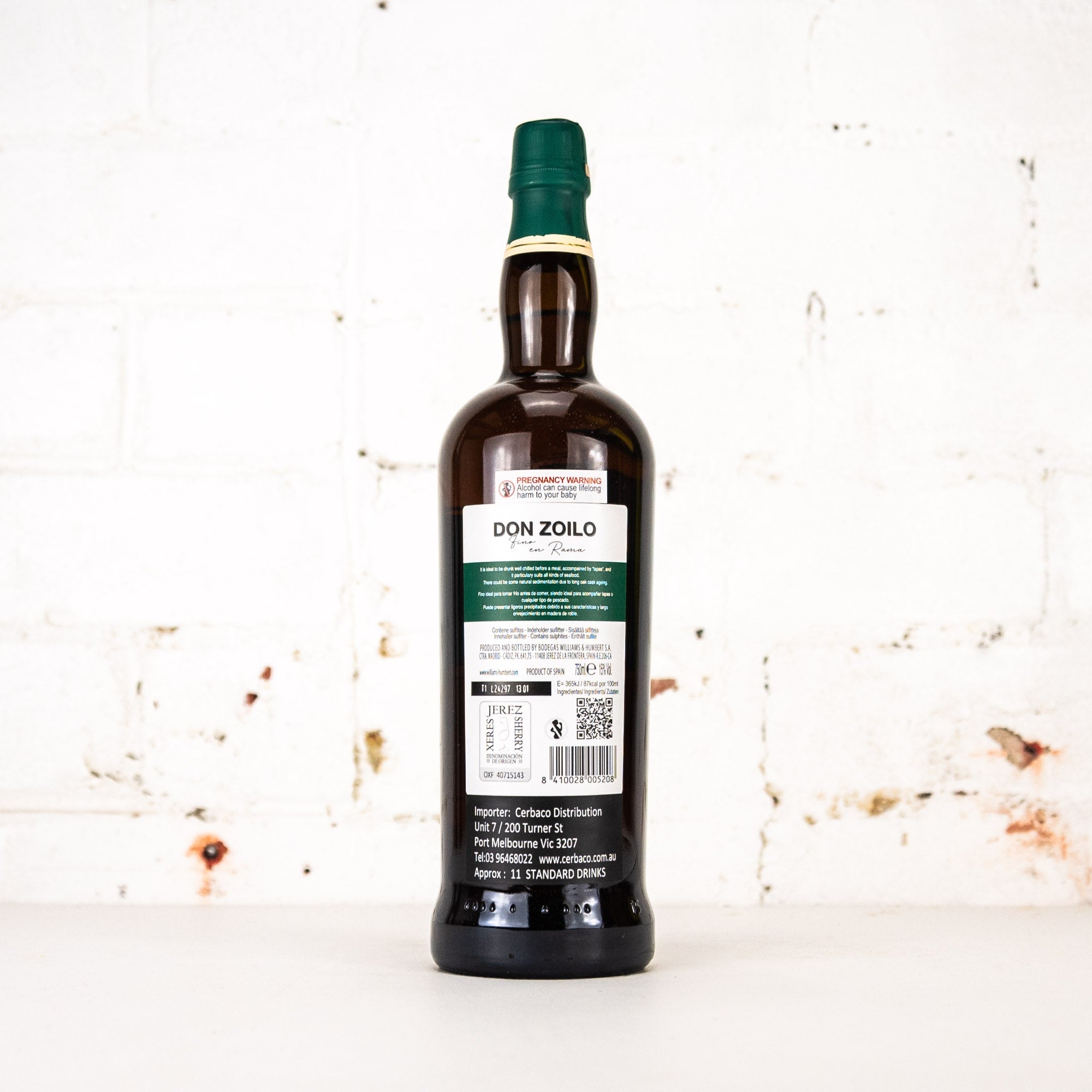 Williams & Humbert - Don Zoilo Fino Sherry 750ml
