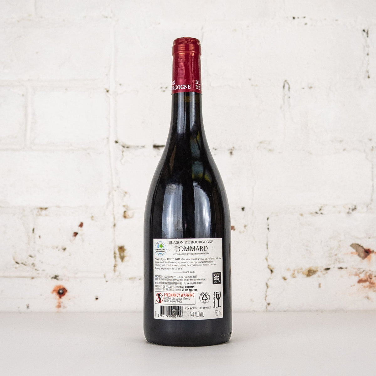 Blason de Bourgogne - Pommard Pinot Noir 2019 750ml