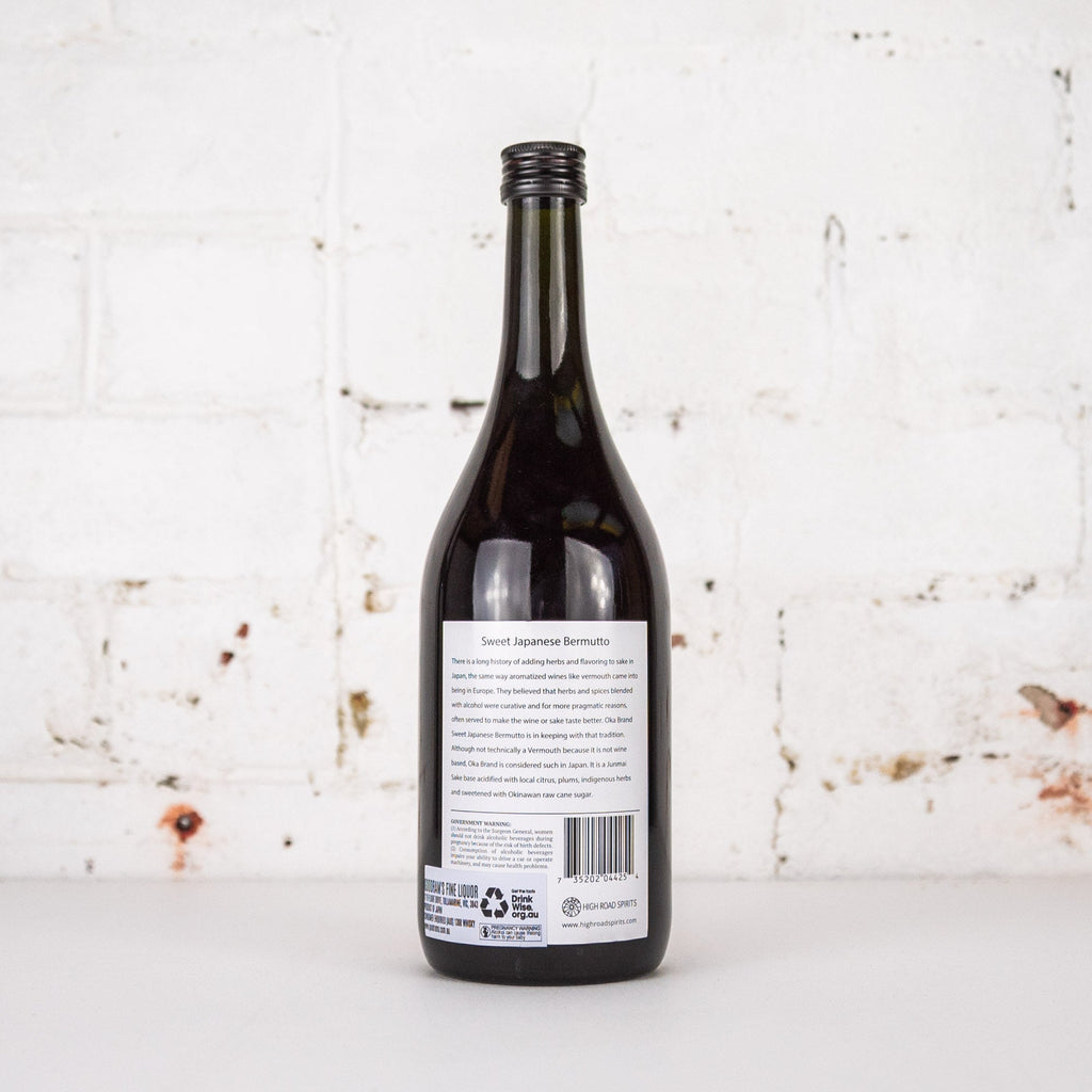 Oka Kura - Bermutto Sweet Sake Vermouth 720ml