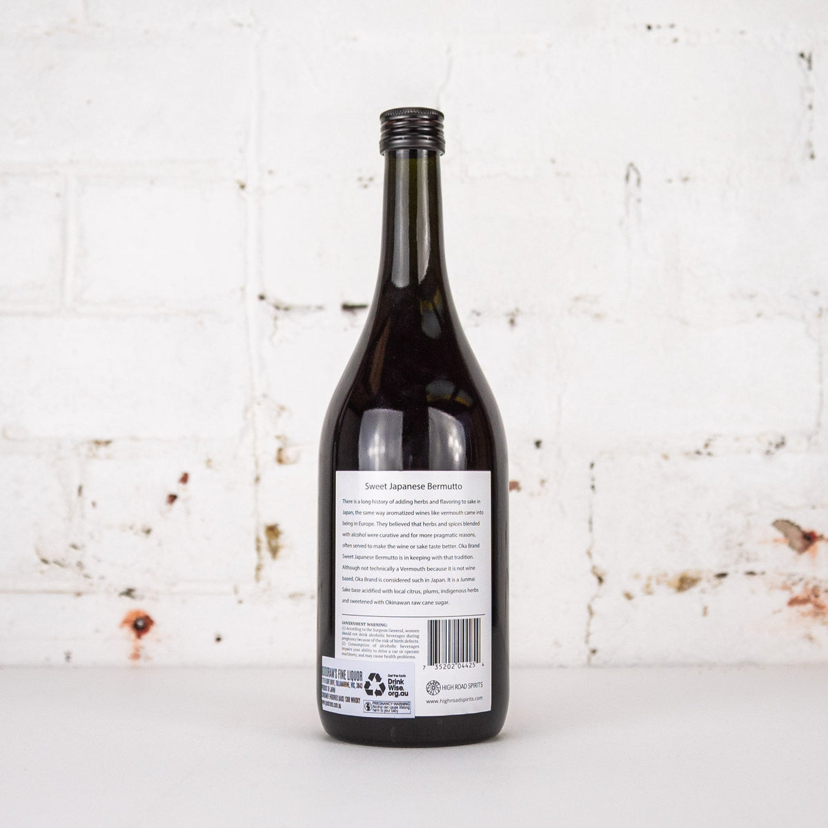 Oka Kura - Bermutto Sweet Sake Vermouth 720ml
