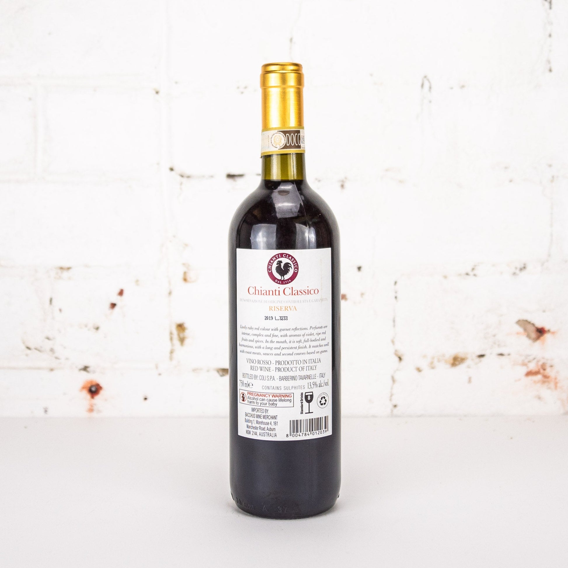 Coli - Chianti Classico Riserva 2019 DOCG 750ml