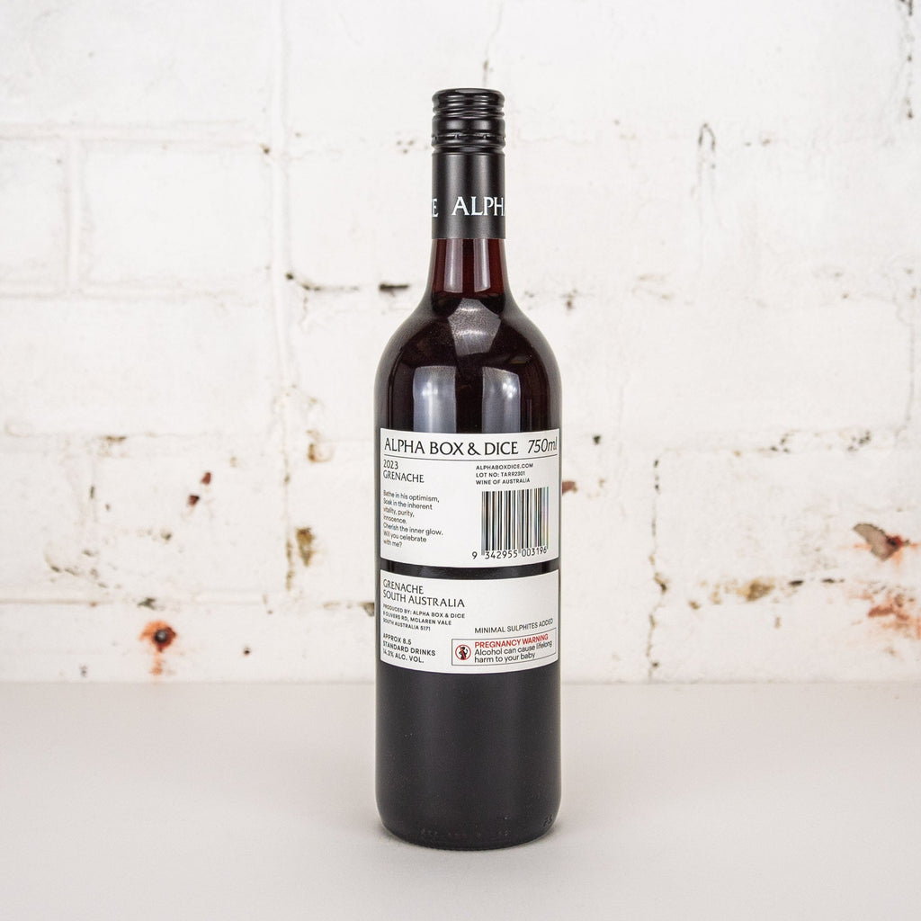Alpha Box & Dice - Tarot Grenache 750ml