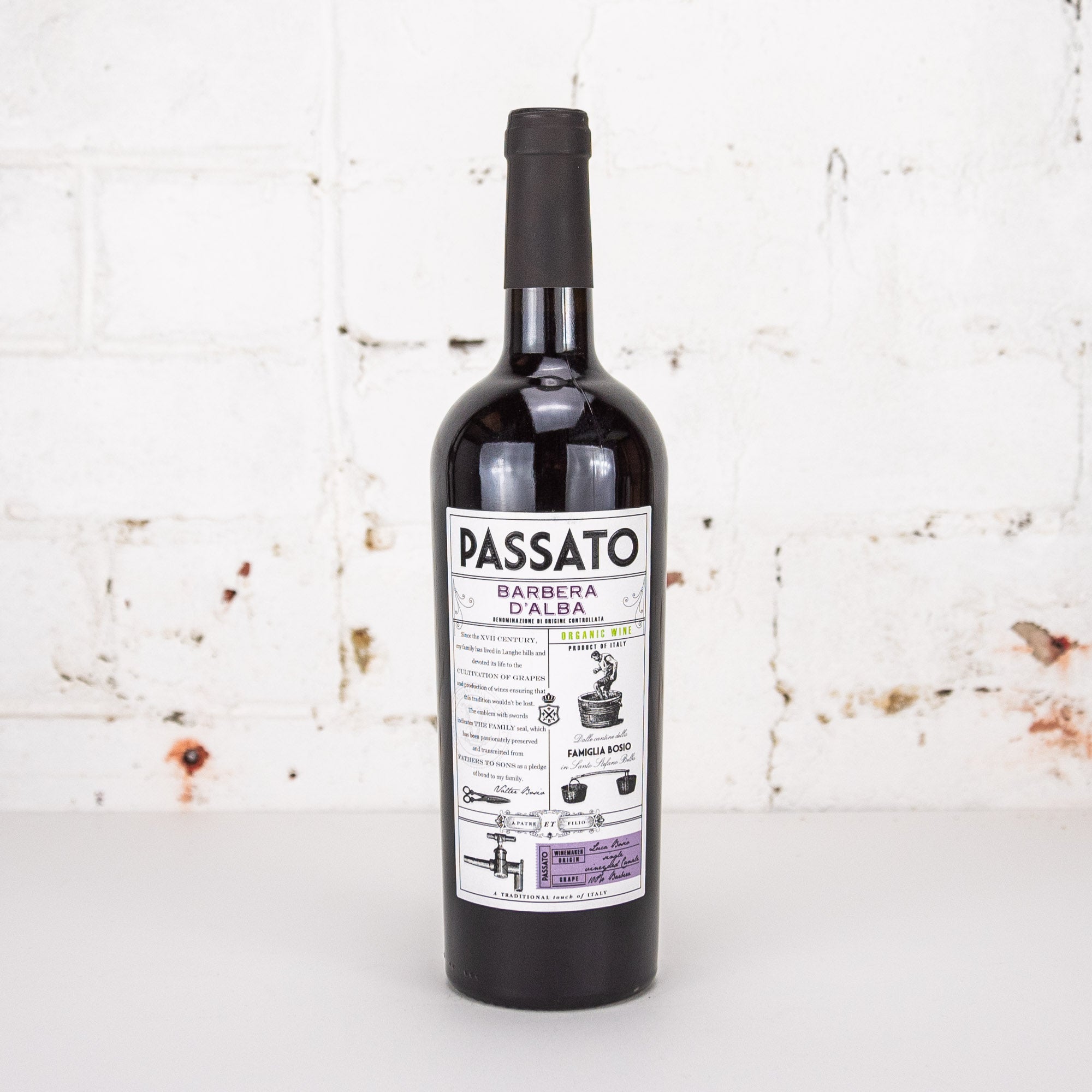 Bosio - Passato Barbera d'Alba DOC 2021 750ml