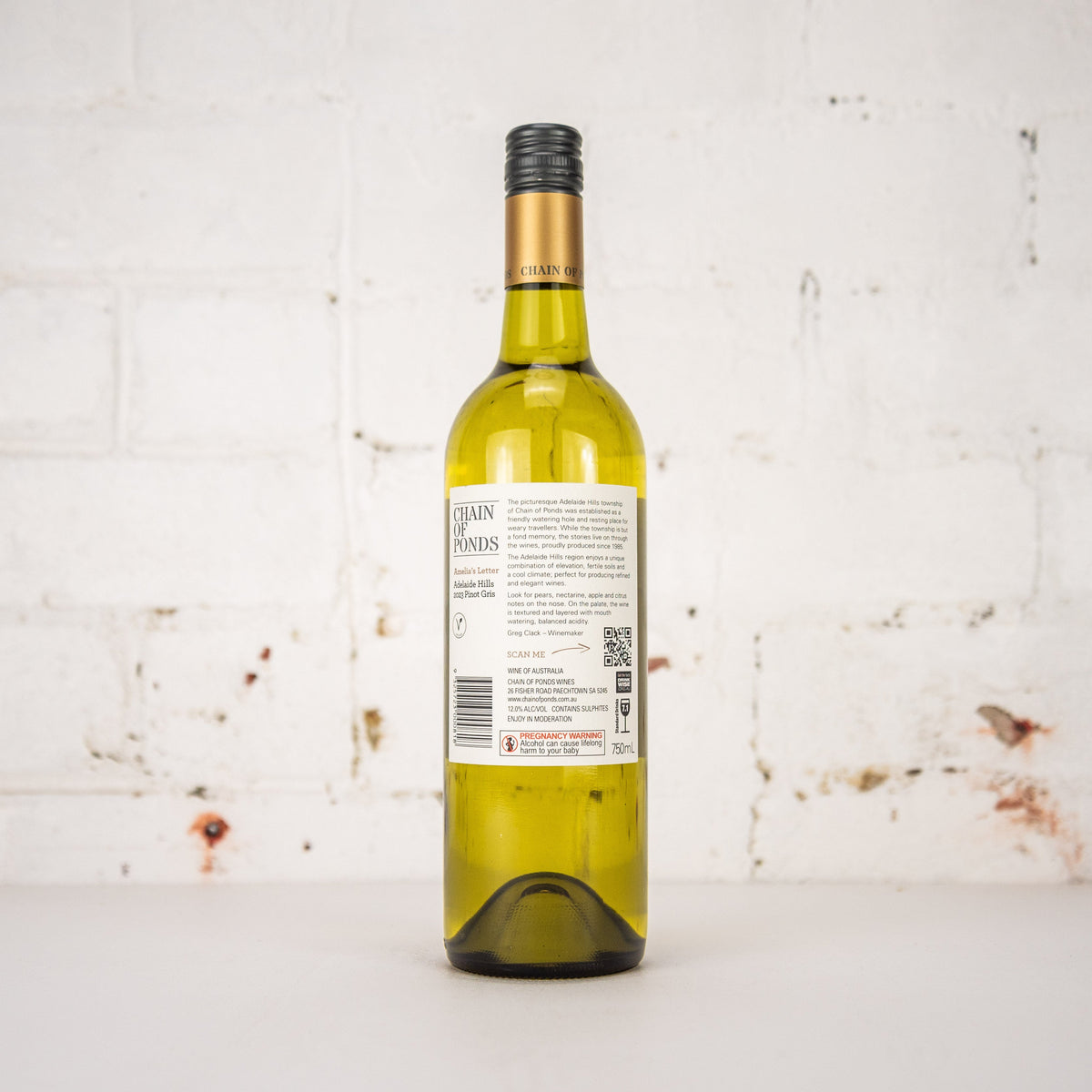 Chain Of Ponds - Amelia's Letter Pinot Gris 750ml