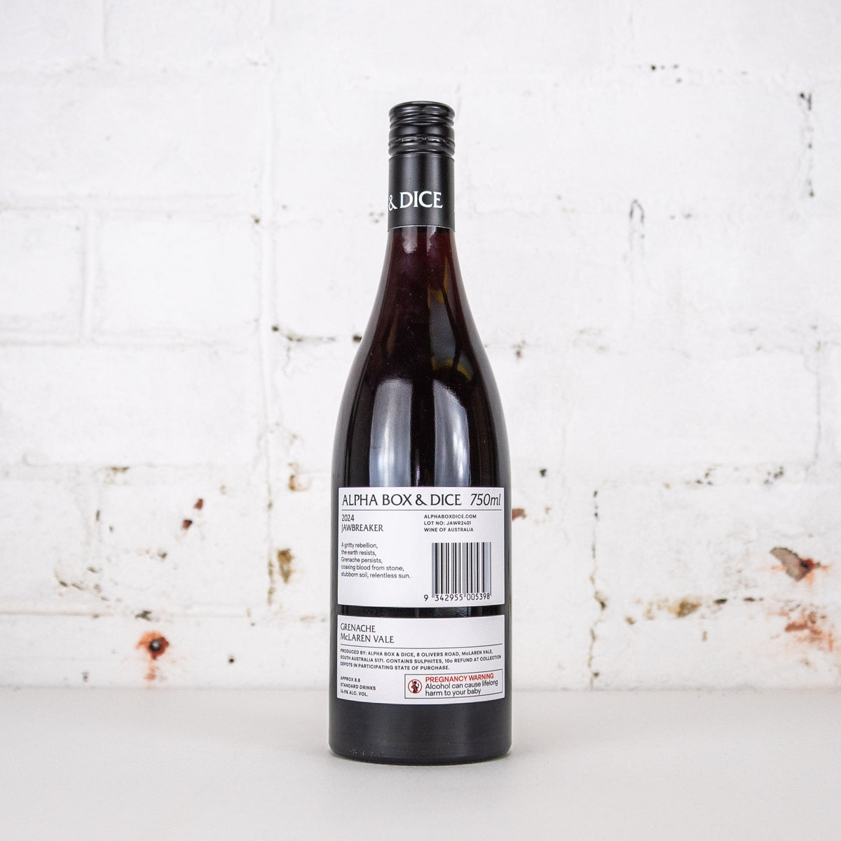 Alpha Box & Dice - Jawbreaker Grenache 2024 750ml