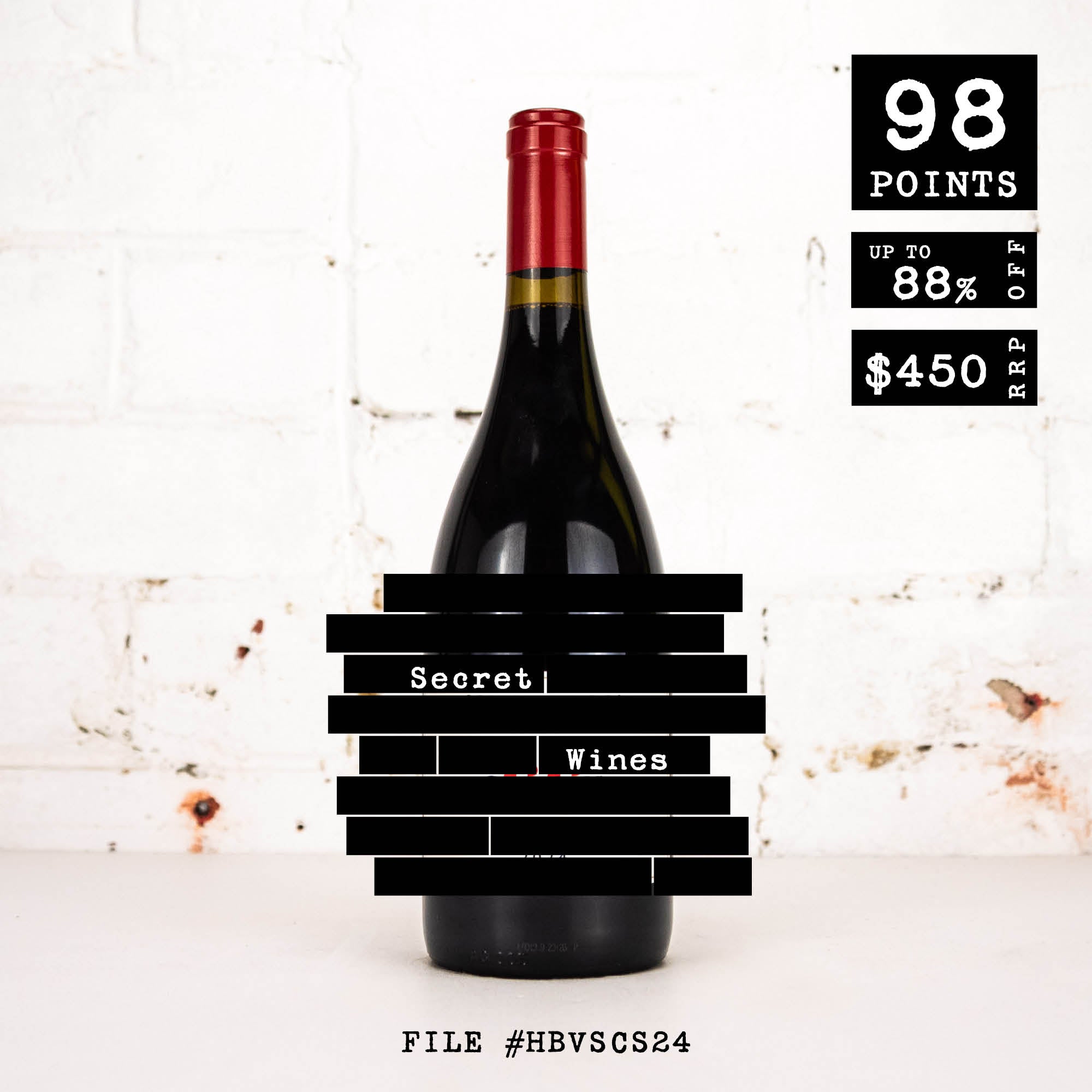 Secret Wine - #HBVSCS24 | Barossa Valley Shiraz 2024