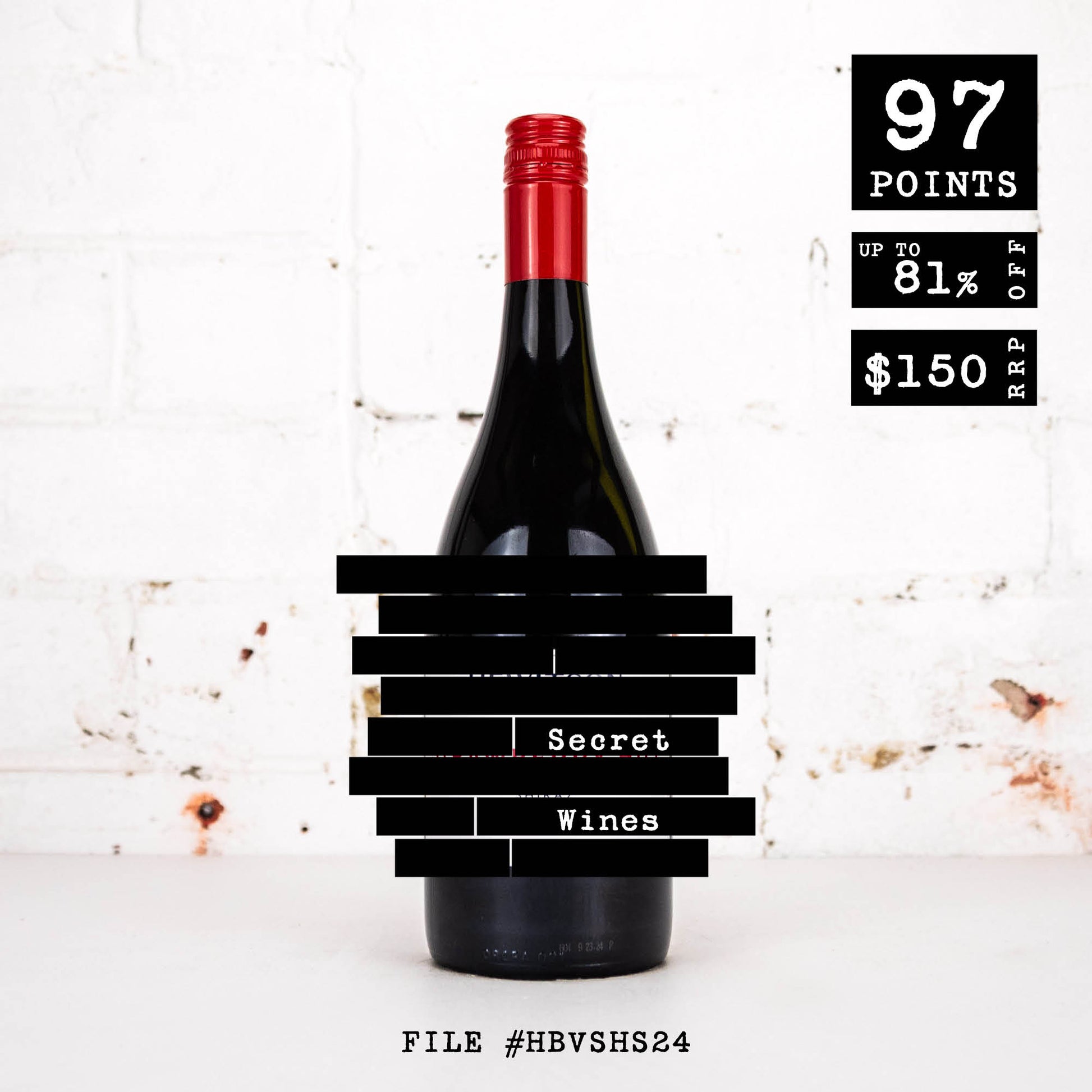 Secret Wine - #HBVSHS24 | Barossa Valley Shiraz 2024