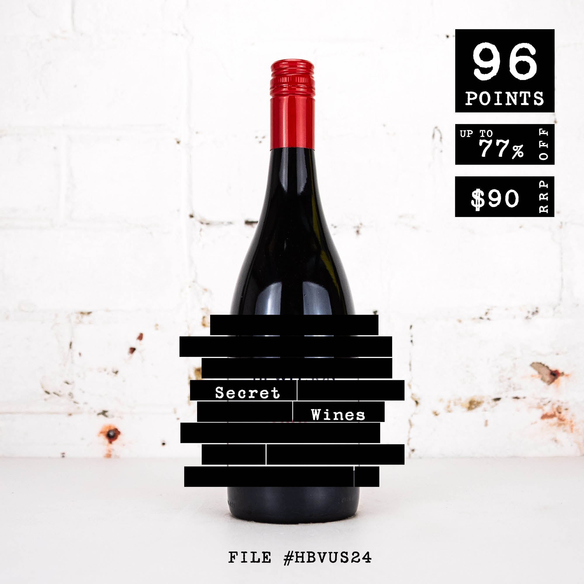 Secret Wine - #HBVUS24 | Barossa Valley Shiraz 2024