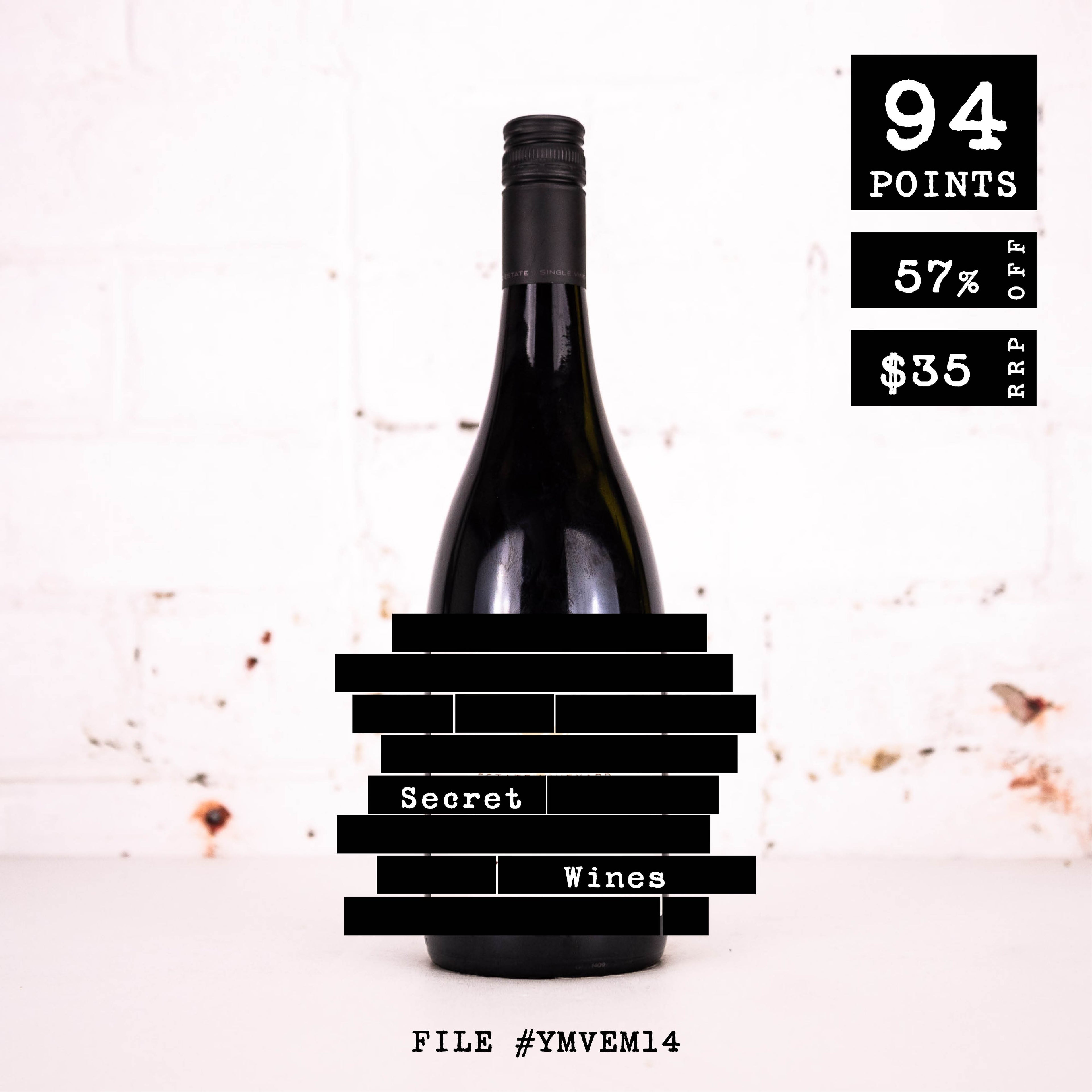 Secret Wine - #YMVEM14 | McLaren Vale Mouvedre 2014