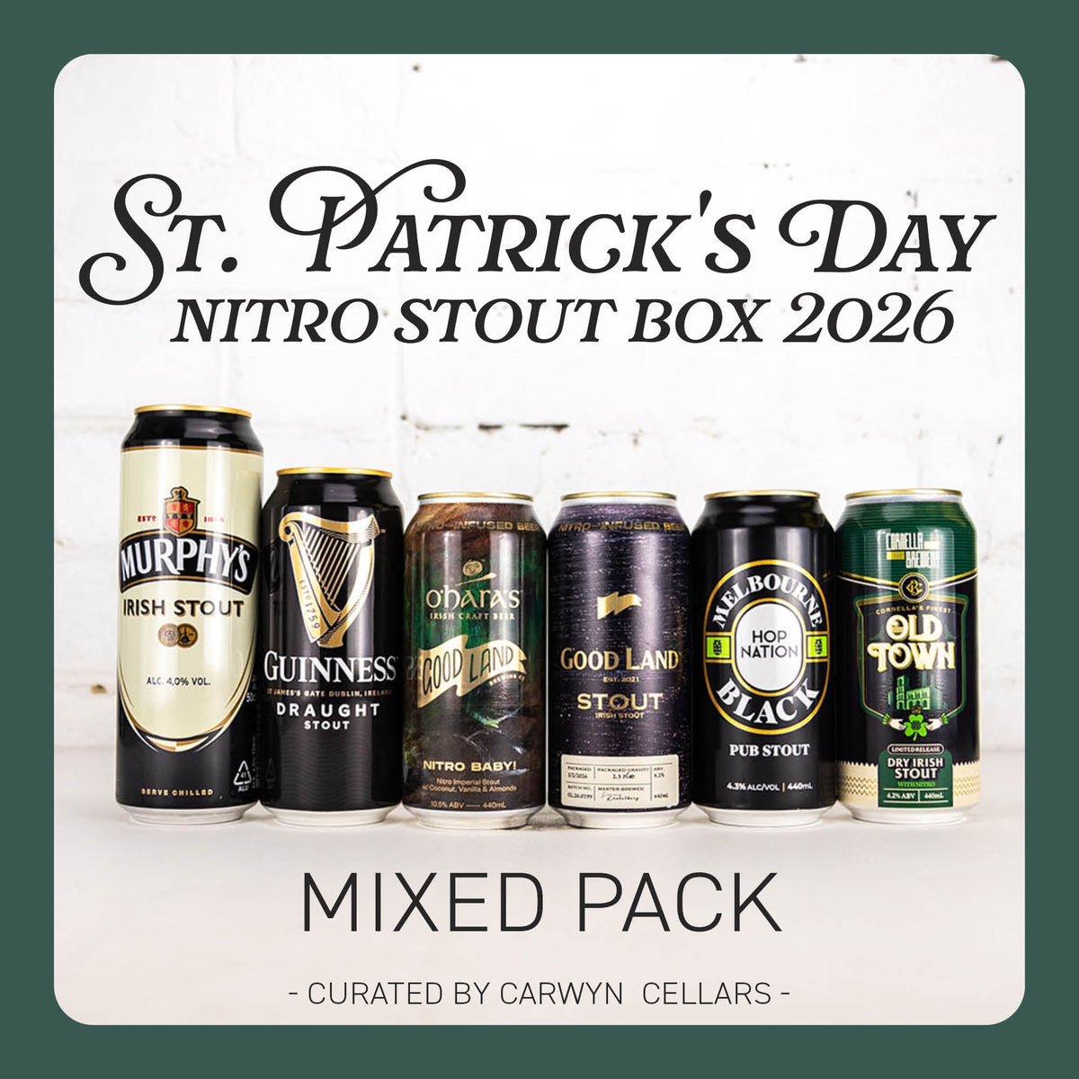 St Patrick's Day 2026 Stout Mixed 6 Pack