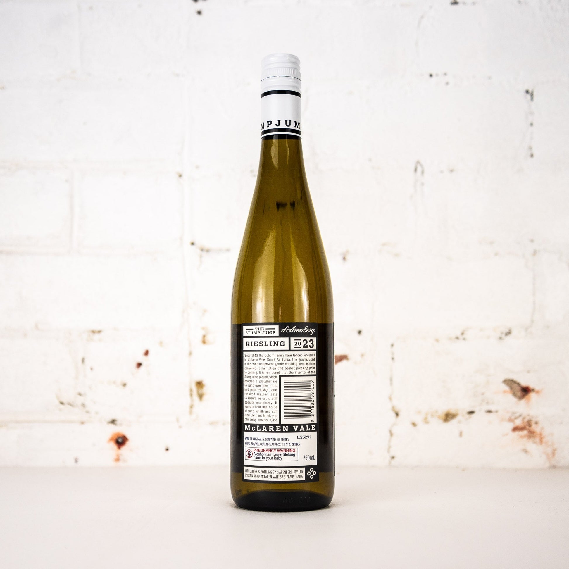 d'Arenberg - The Stump Jump Riesling 750ml