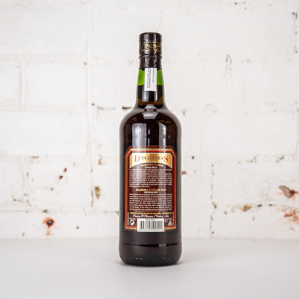 D'Oliveiras - Madeira 5 Years Medium Dry 750ml