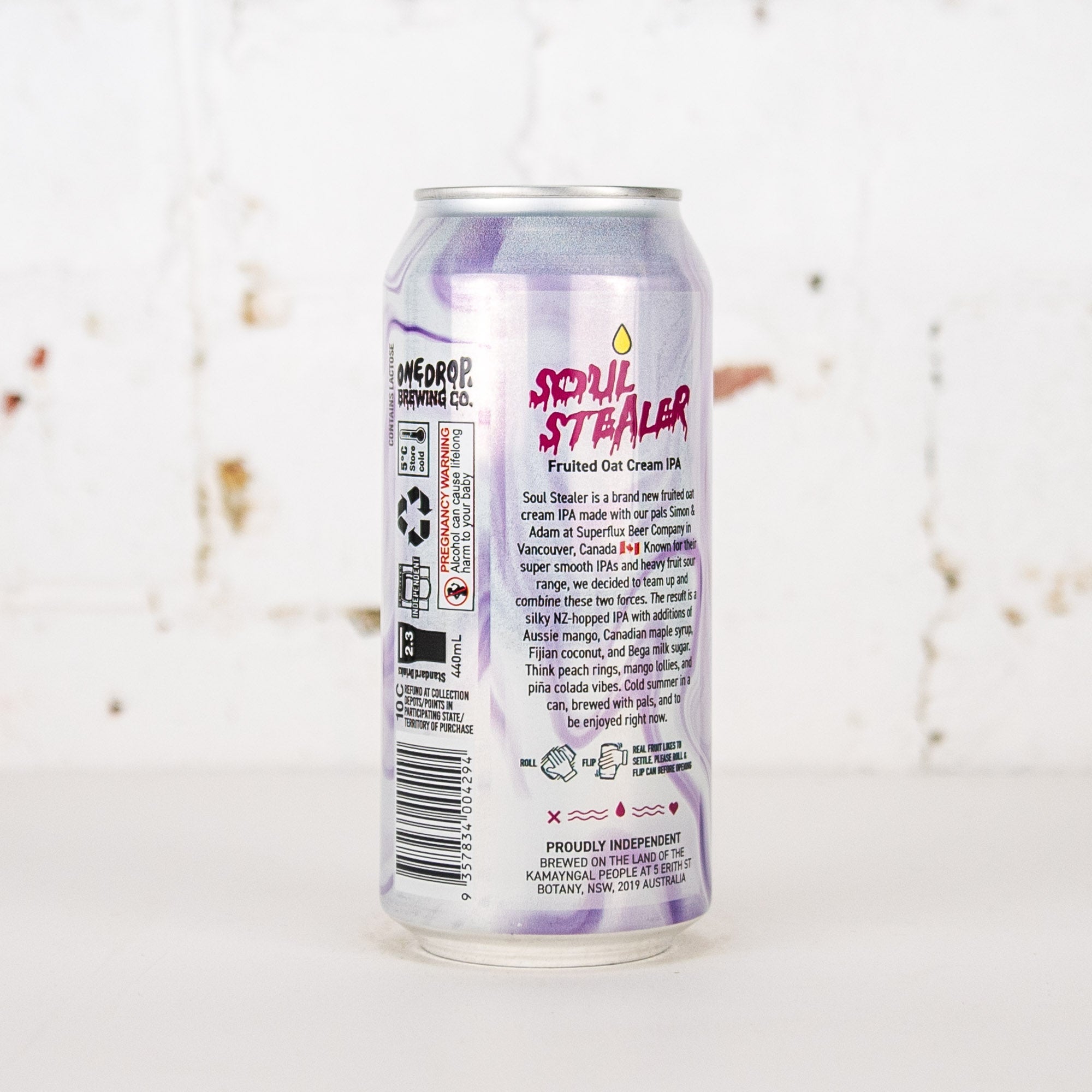 One Drop x Superflux 'Soul Stealer' Fruited Oat Cream IPA
