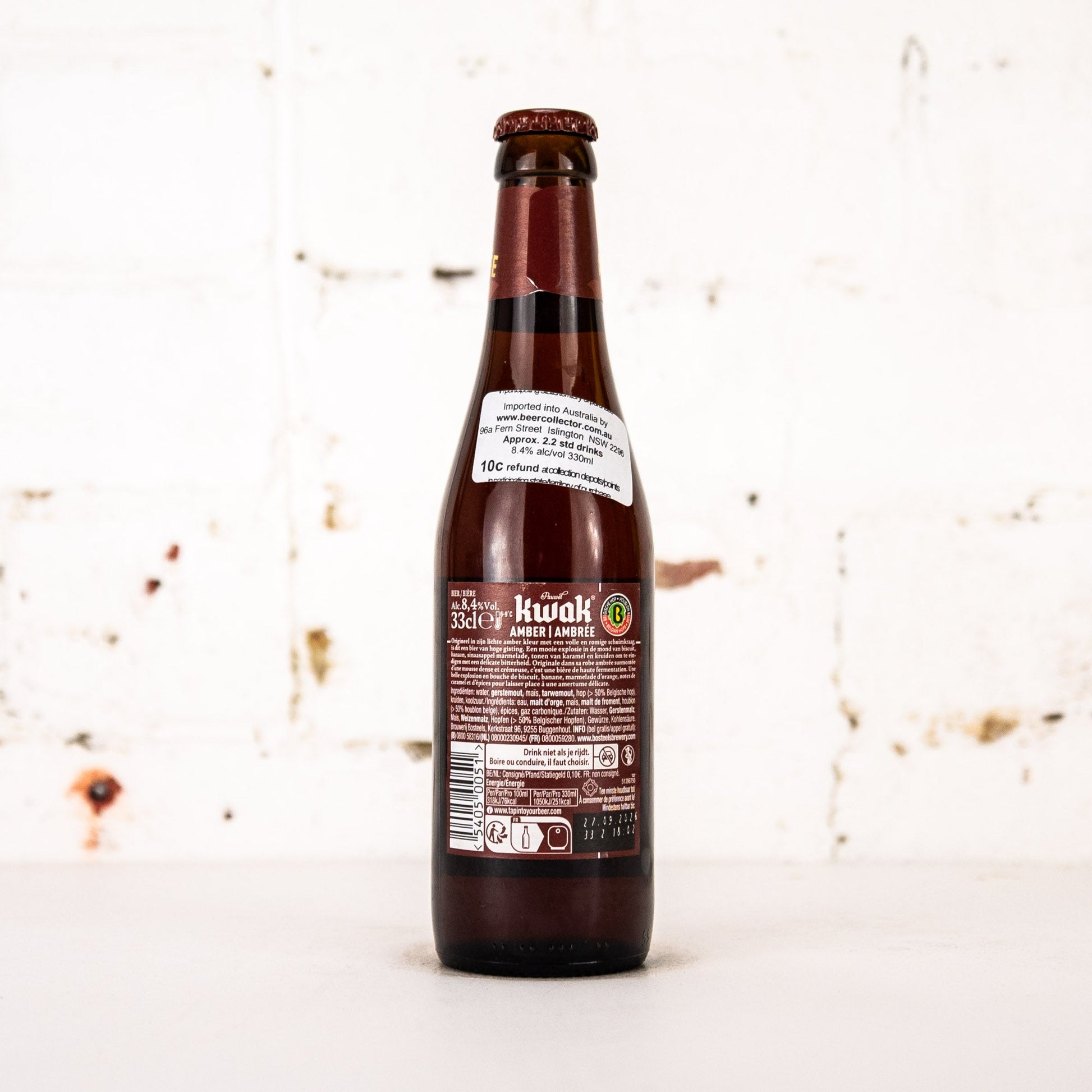 Brouwerij Bosteels - Pauwel Kwak Belgian Amber 330ml