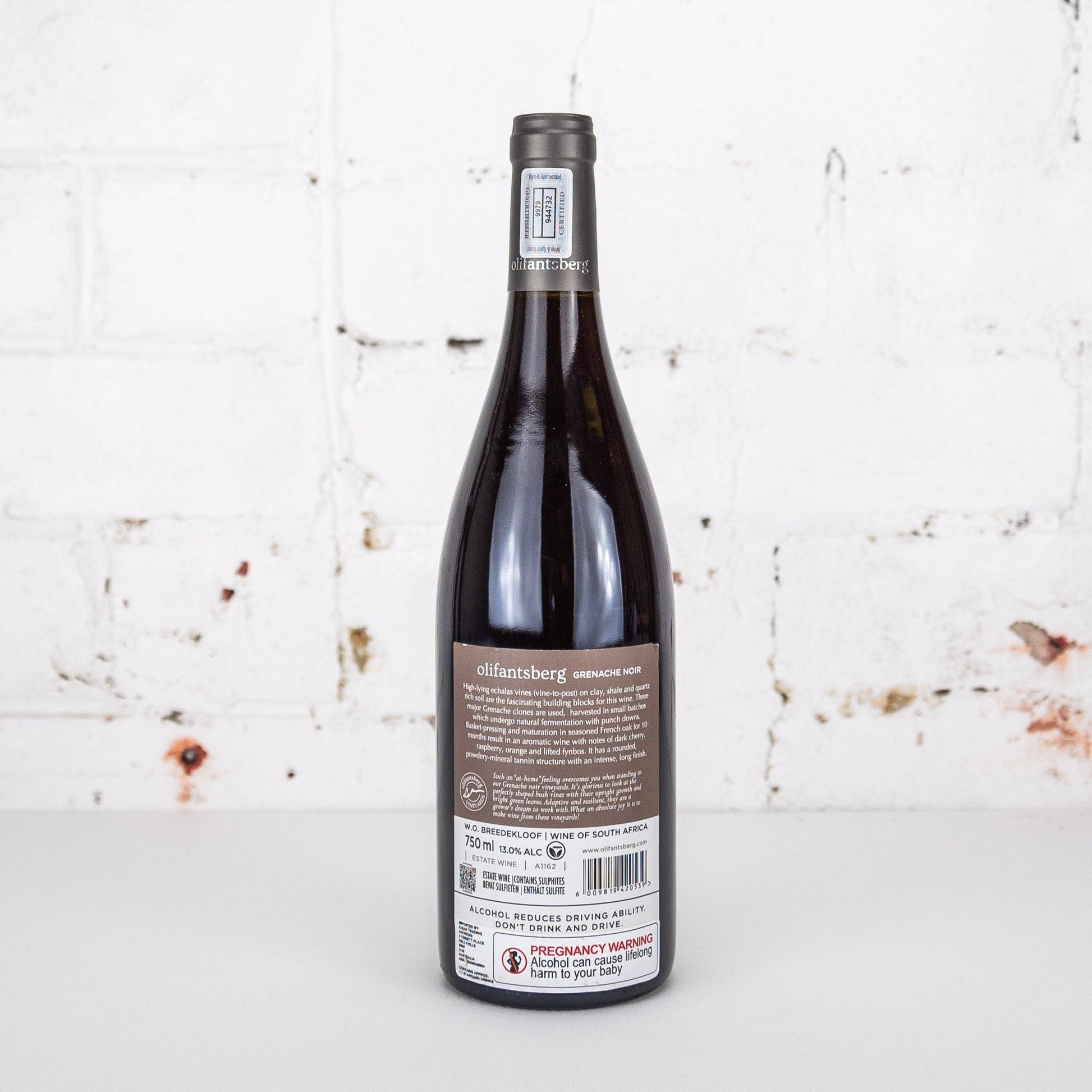 Olifantsberg - Grenache Noir 2022 750ml