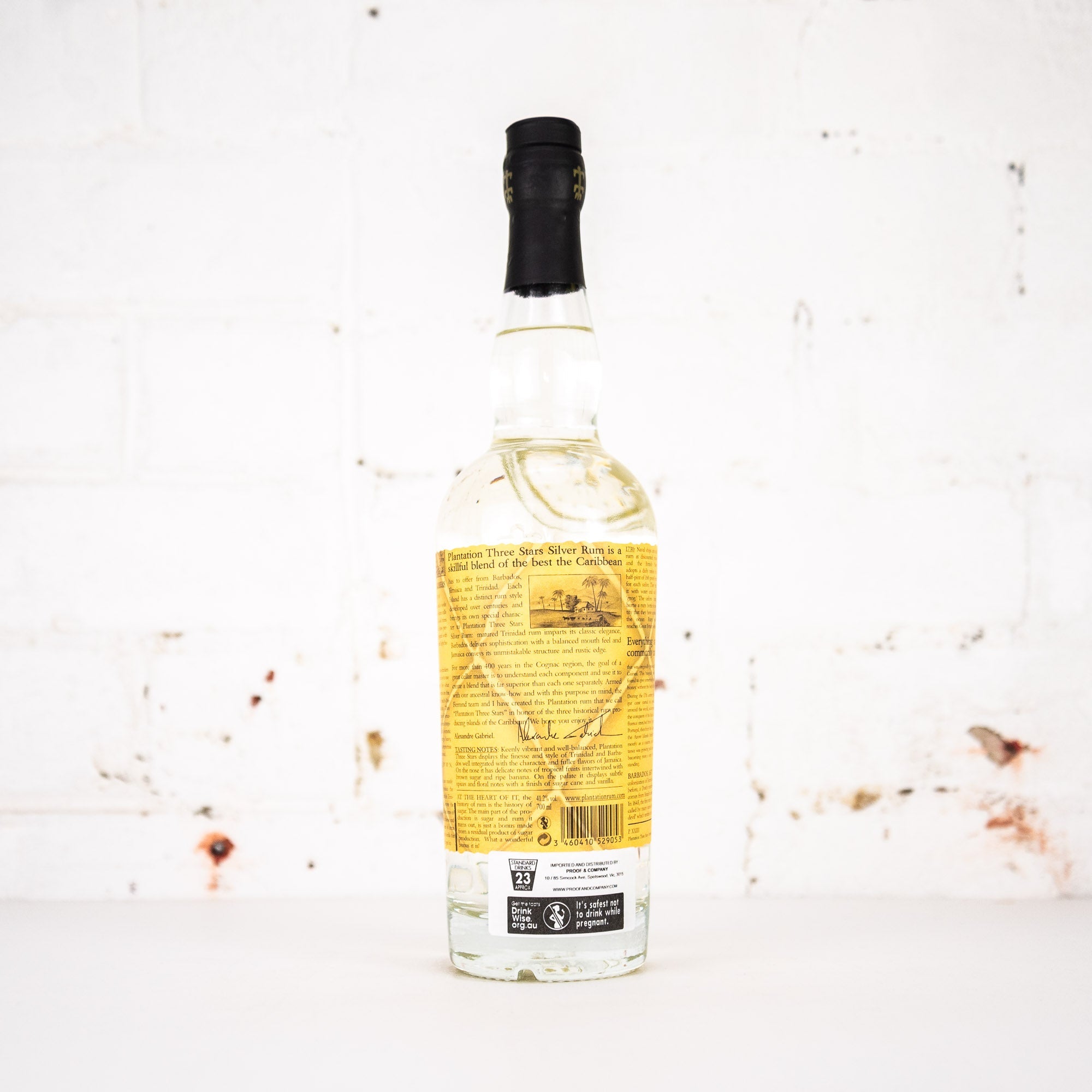 Plantation - 3 Stars White Rum 700ml