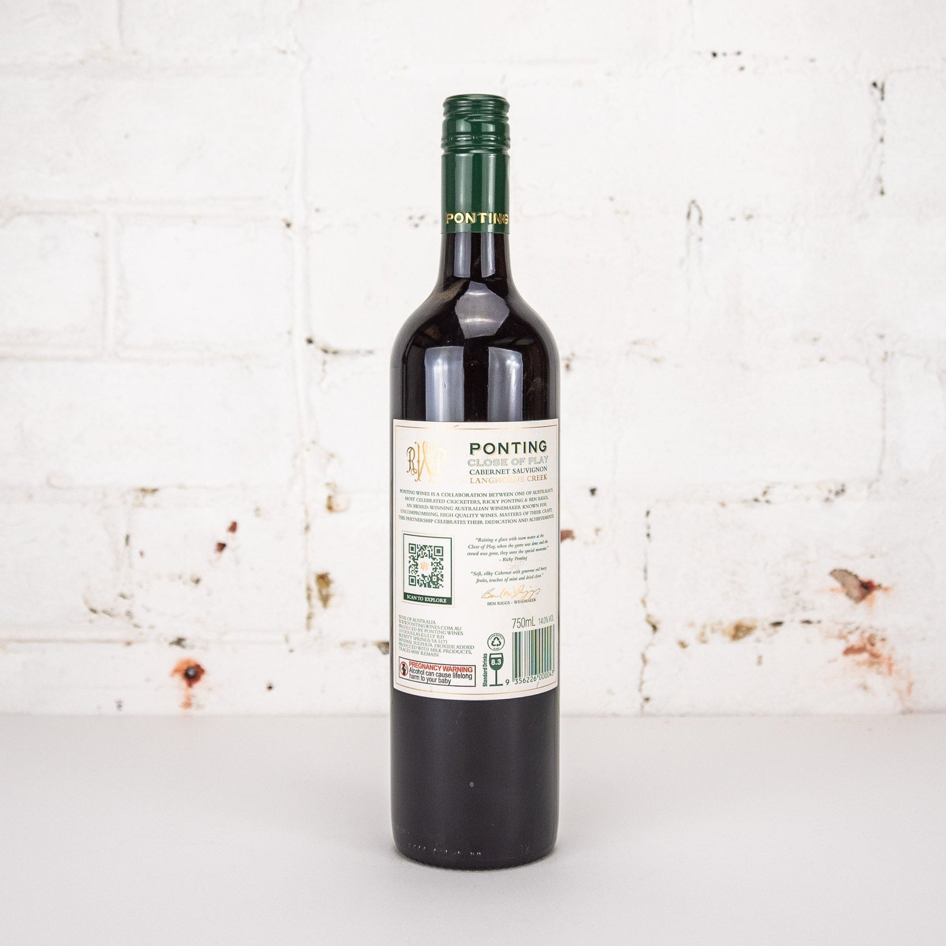 Ponting - Close of Play Cabernet Sauvignon 750ml