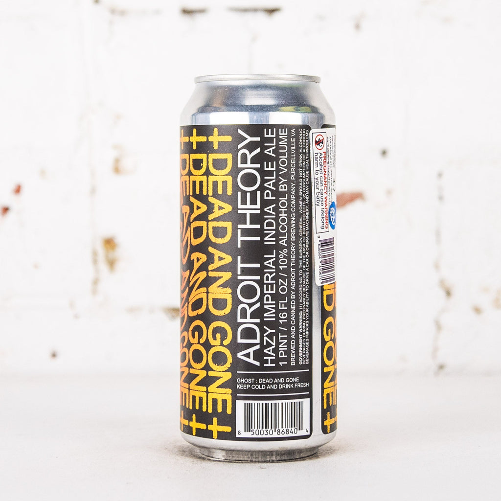 Adroit Theory - Dead & Gone Hazy Triple IPA