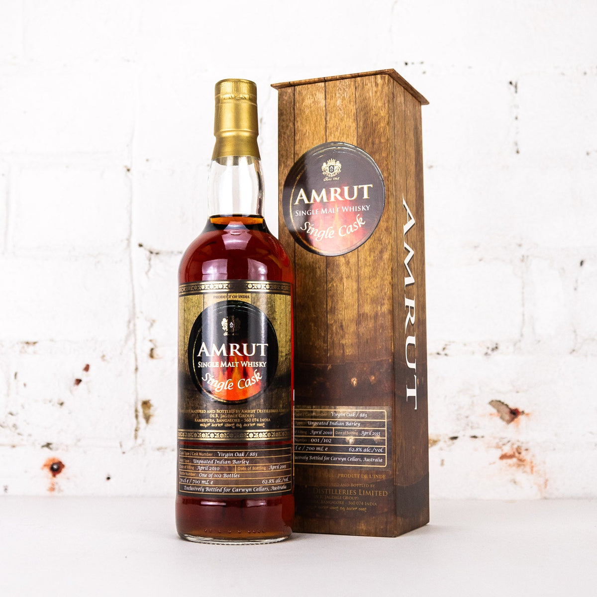 Amrut - Carwyn Cellars Exclusive Cask Strength 700ml