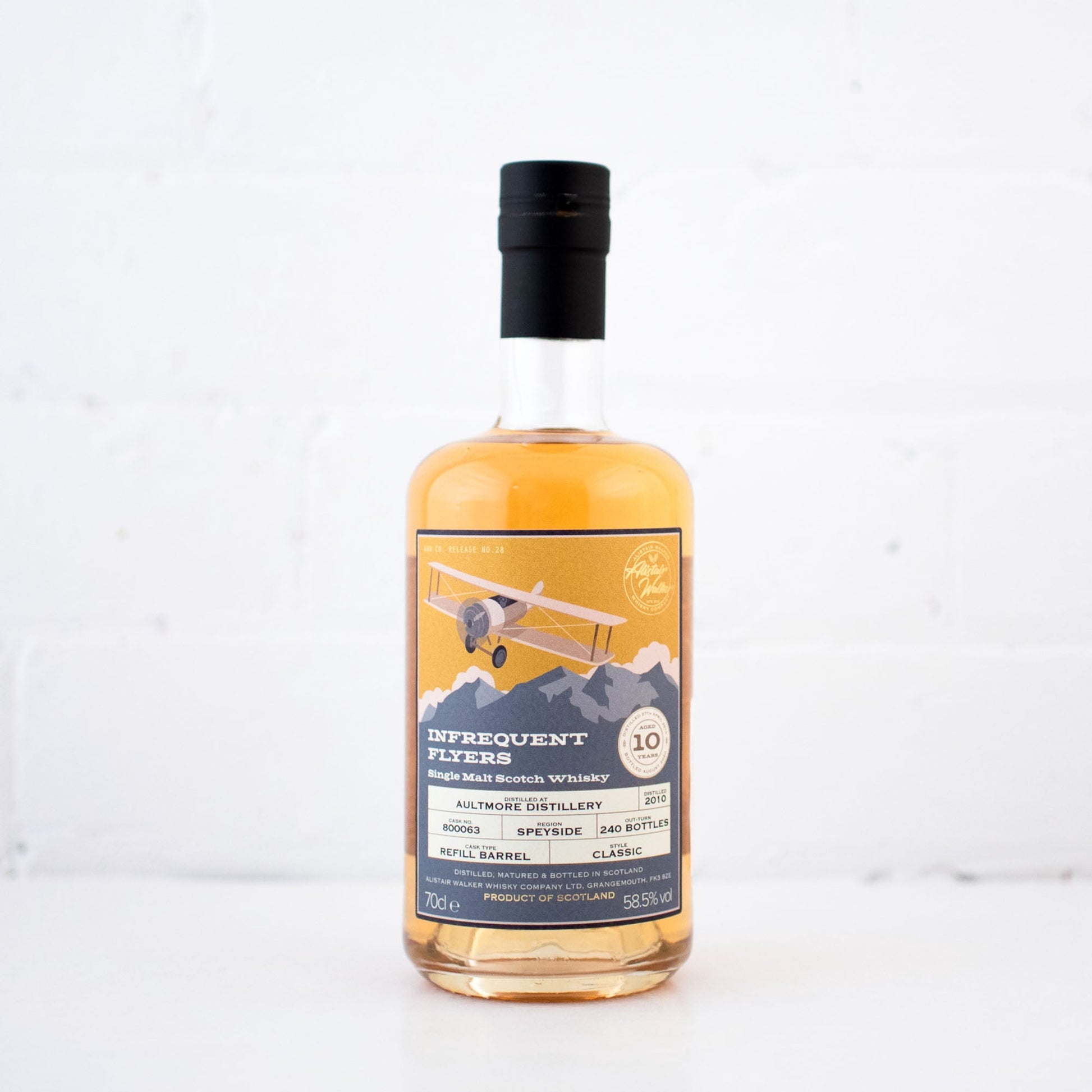 Alistair Walker - Infrequent Flyers #28 Aultmore 2010 10YO 700ml