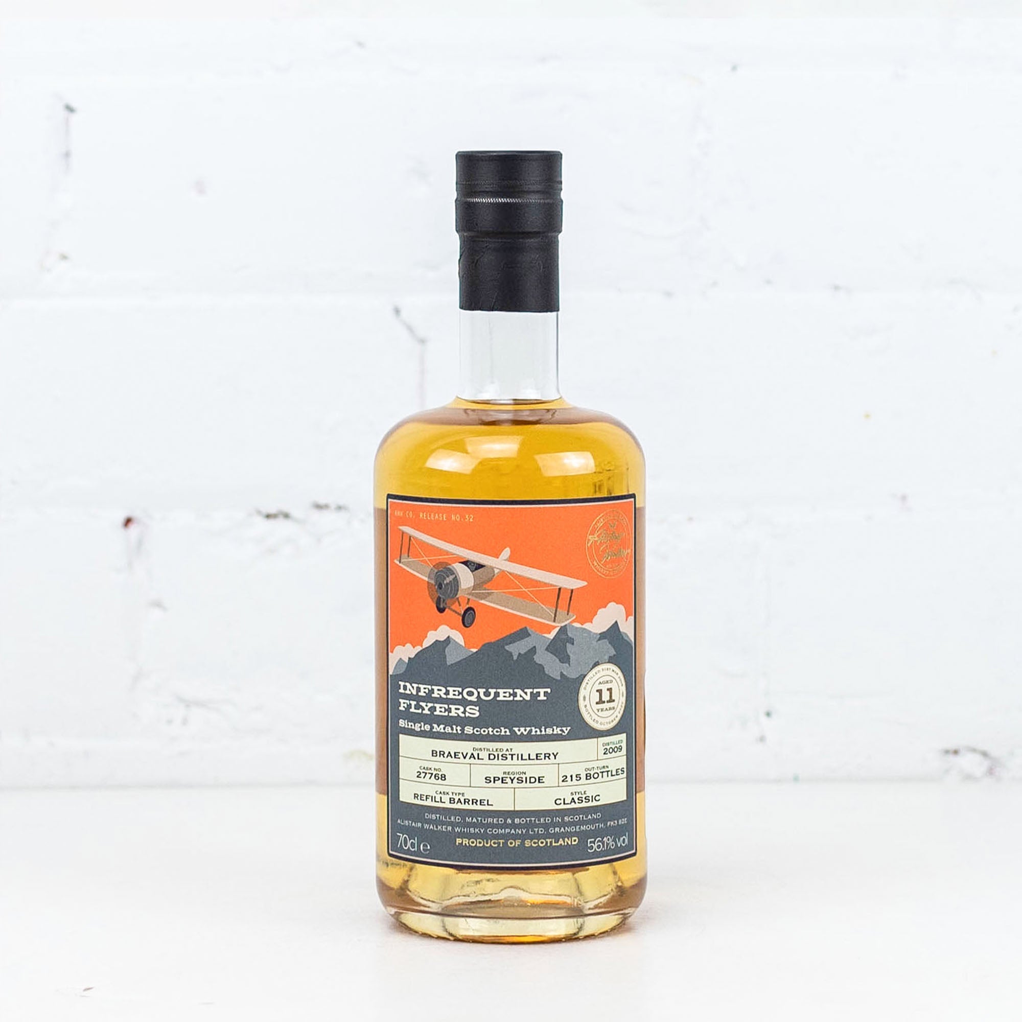 Alistair Walker - Infrequent Flyers #32 Braeval 2009 11yo 700ml