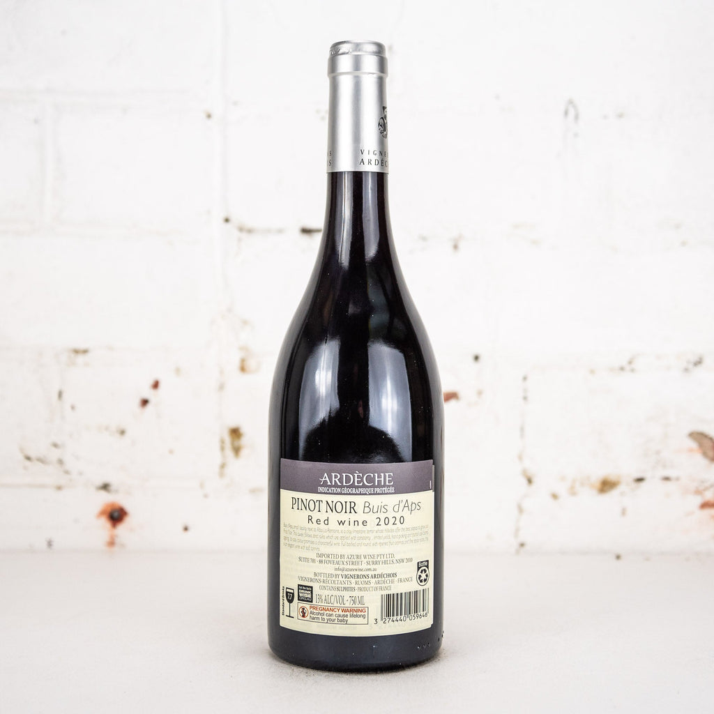 Vignerons Ardechois - Buis D'Apt Pinot Noir 2020 750ml