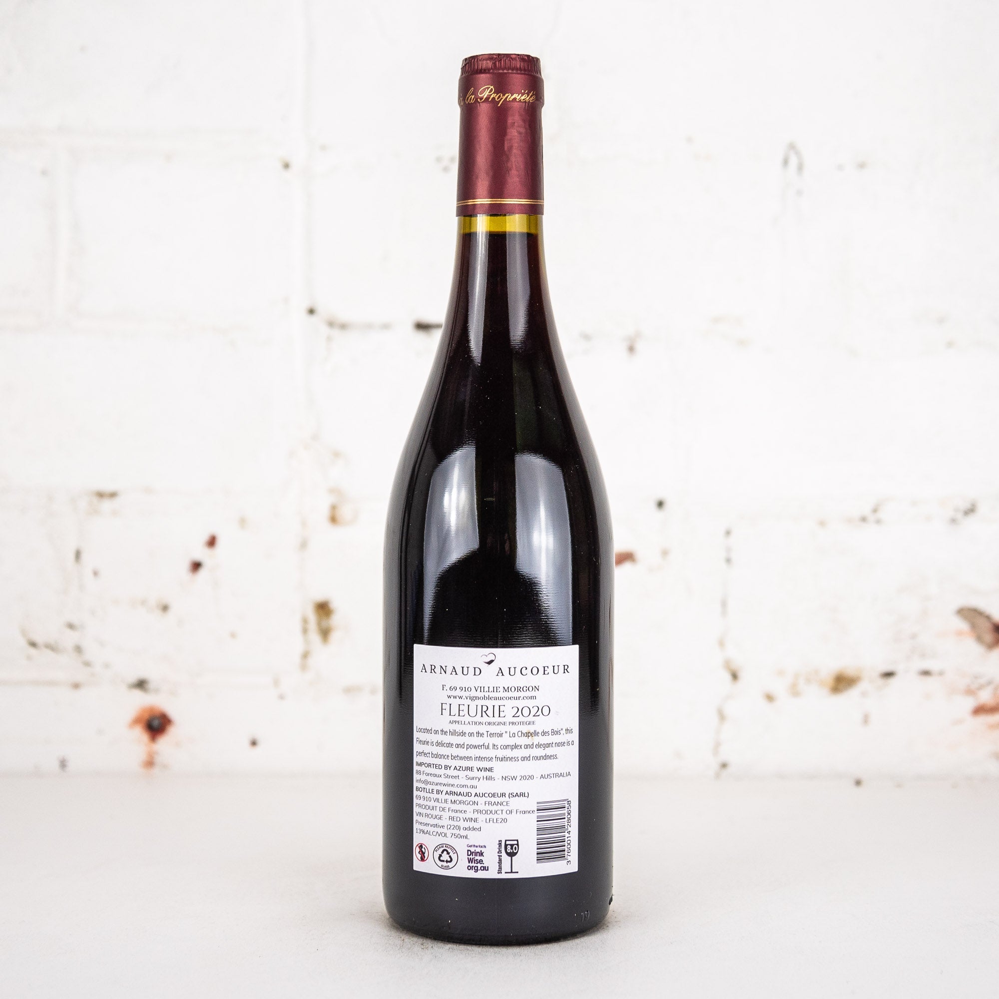 Arnaud Aucoeur - Fleurie La Chapelle des Bois Beaujolais 2020 750ml