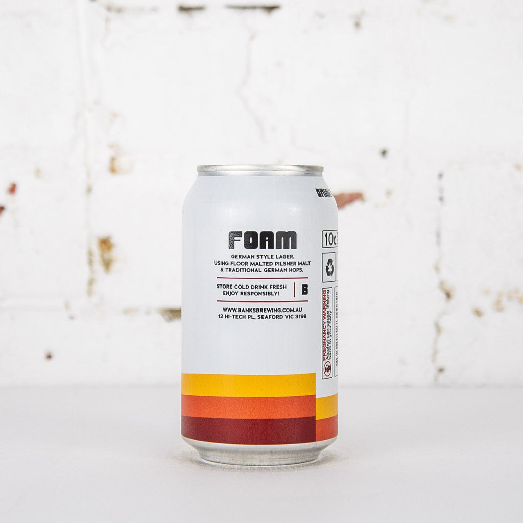 Banks - Foam German Pilsner