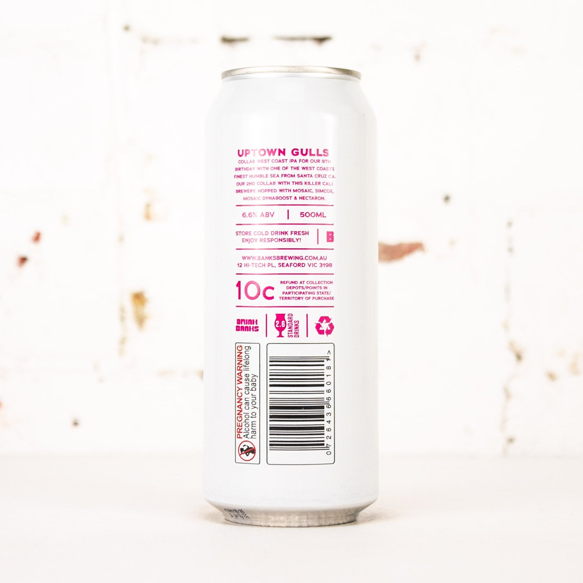 Banks x Humble Sea 'Uptown Gulls' West Coast IPA