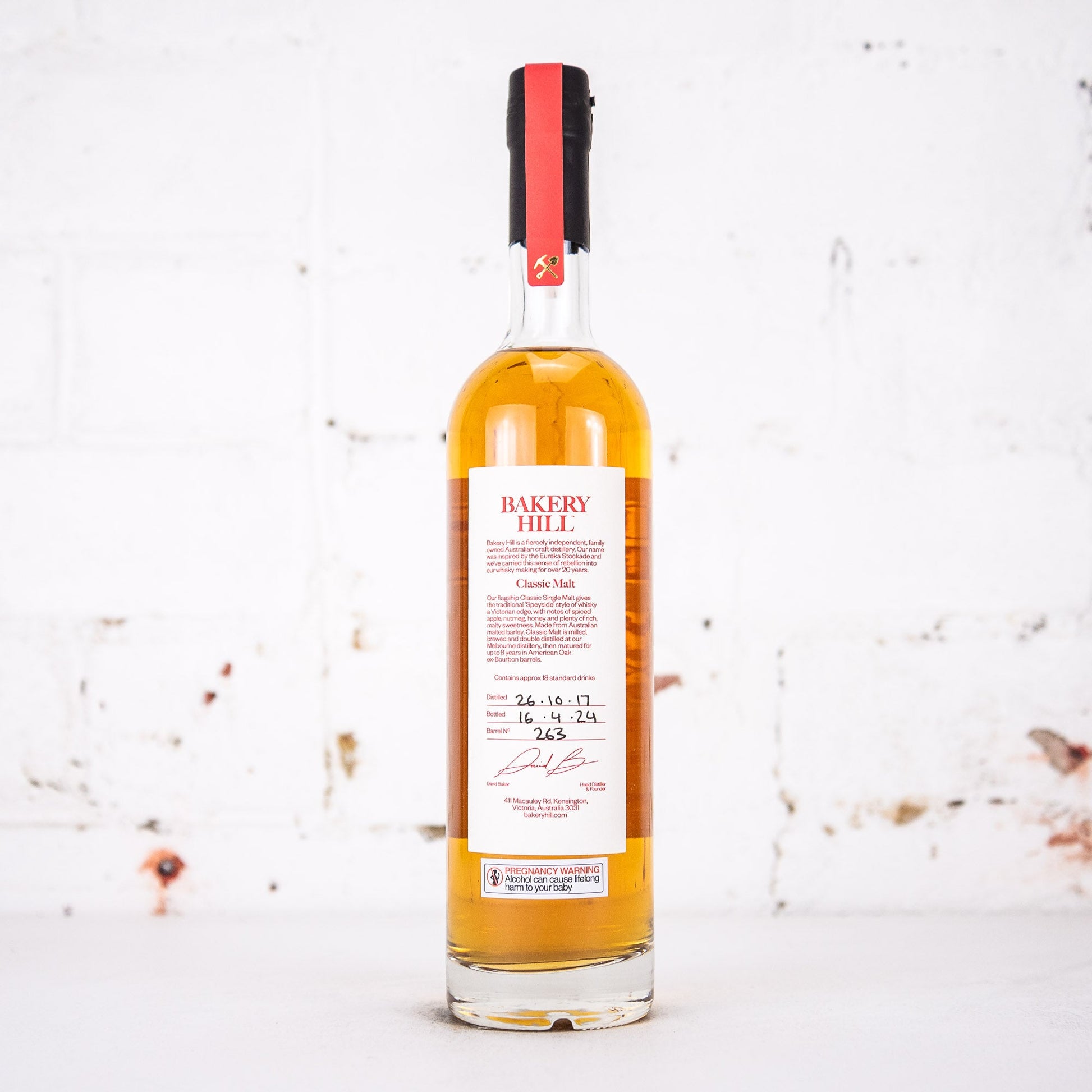 Bakery Hill - Classic Malt Single Malt Whisky 500ml